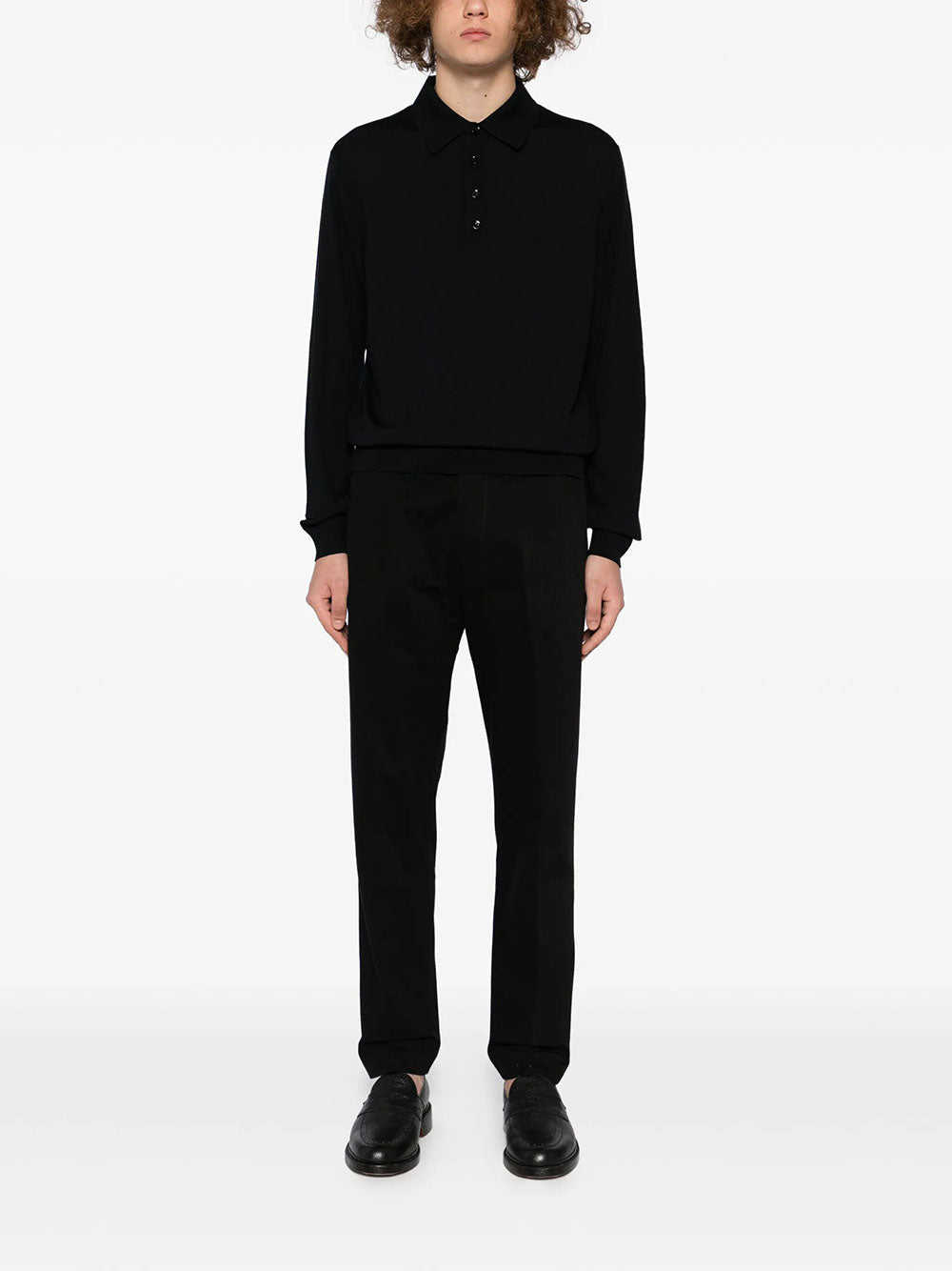Tom Ford Men Wool Knitted Polo