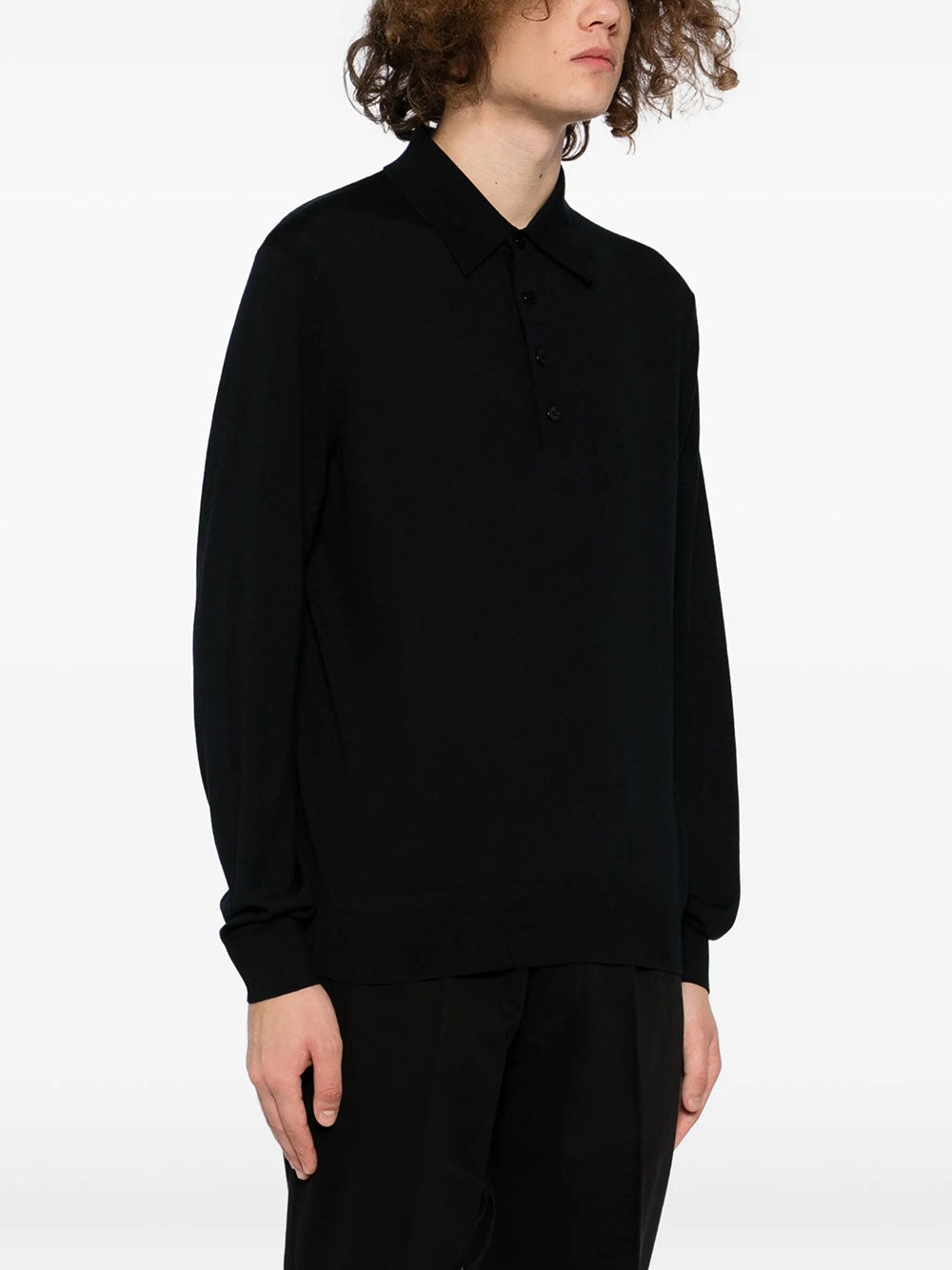 Tom Ford Men Wool Knitted Polo