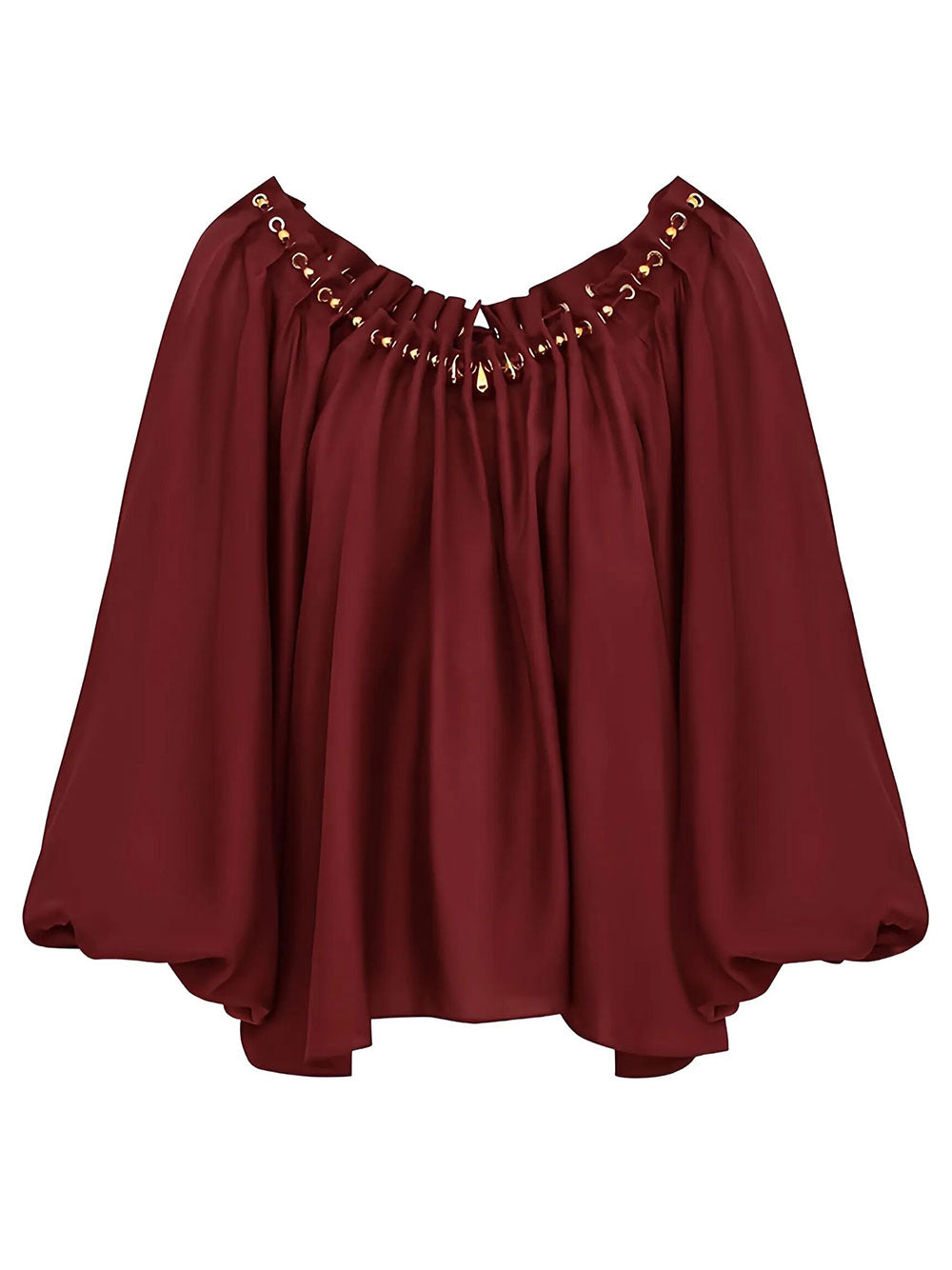Zimmermann Women Aster Gathered Bead Blouse