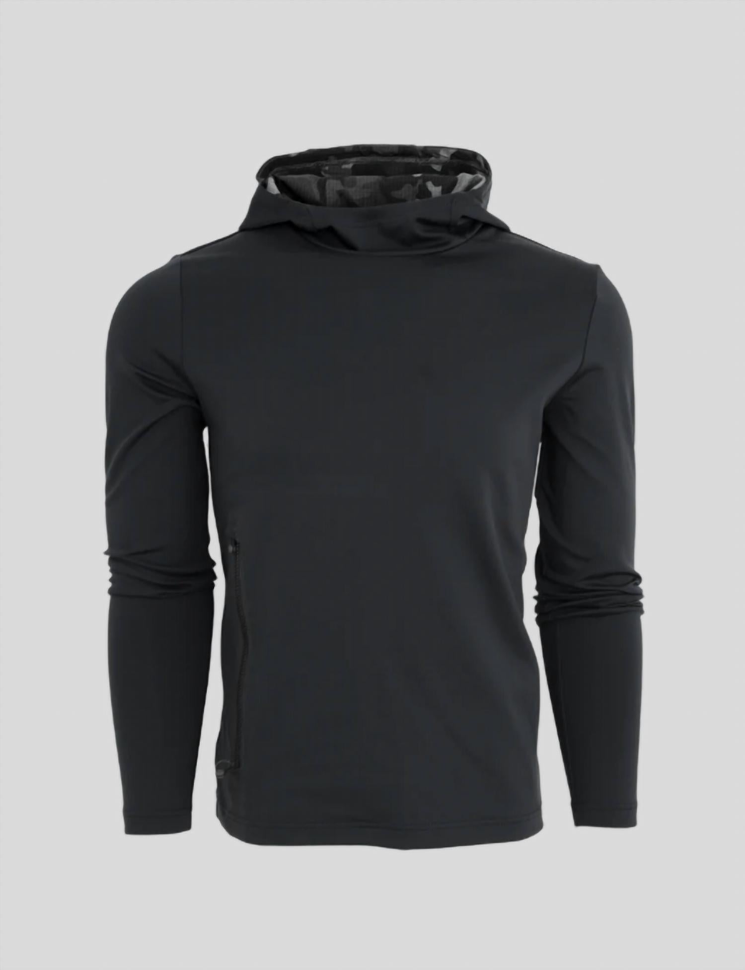 Men's Cokato Camo Hoodie In Shepherd Black