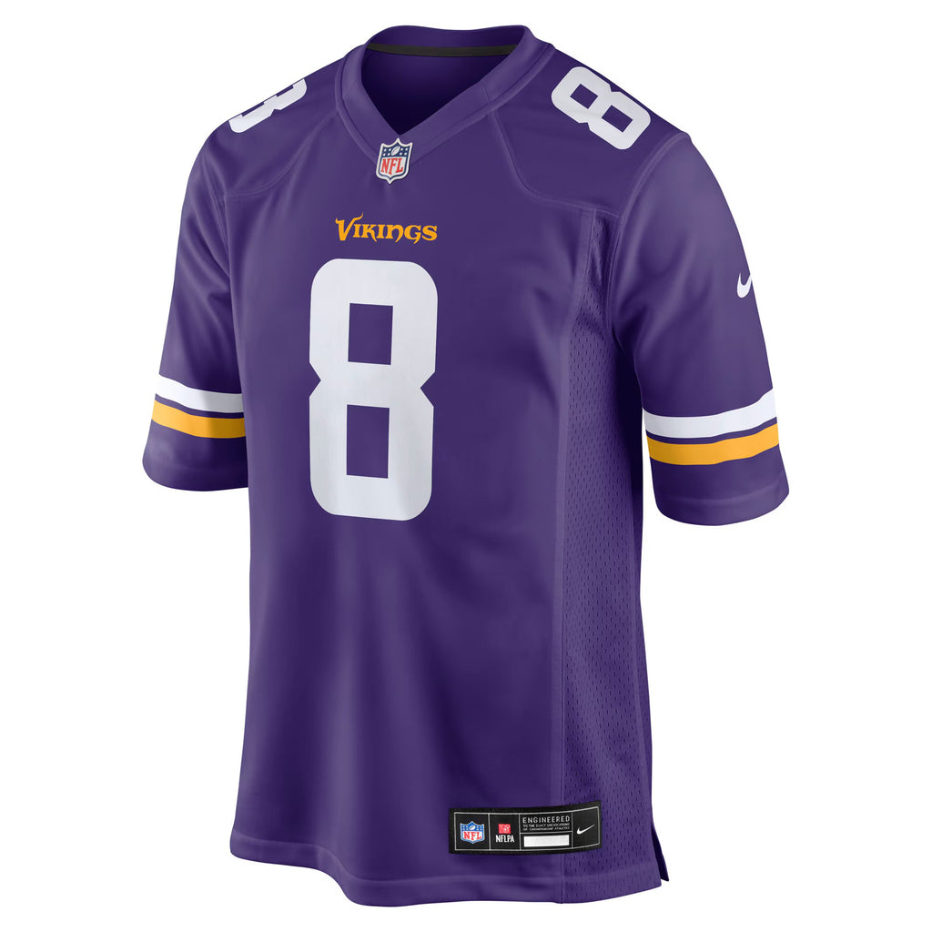 Minnesota Vikings Jeff Okudah Purple Team Game Jersey