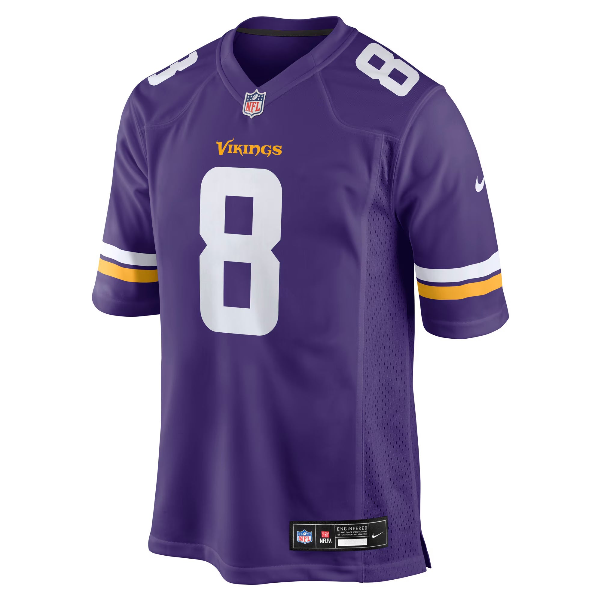 Minnesota Vikings Jeff Okudah Purple Team Game Jersey