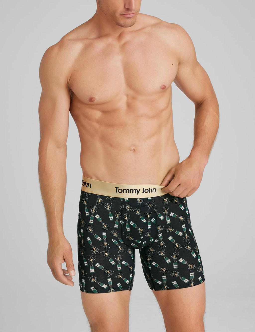 Men's Second Skin Mid-Length Boxer Brief 6"