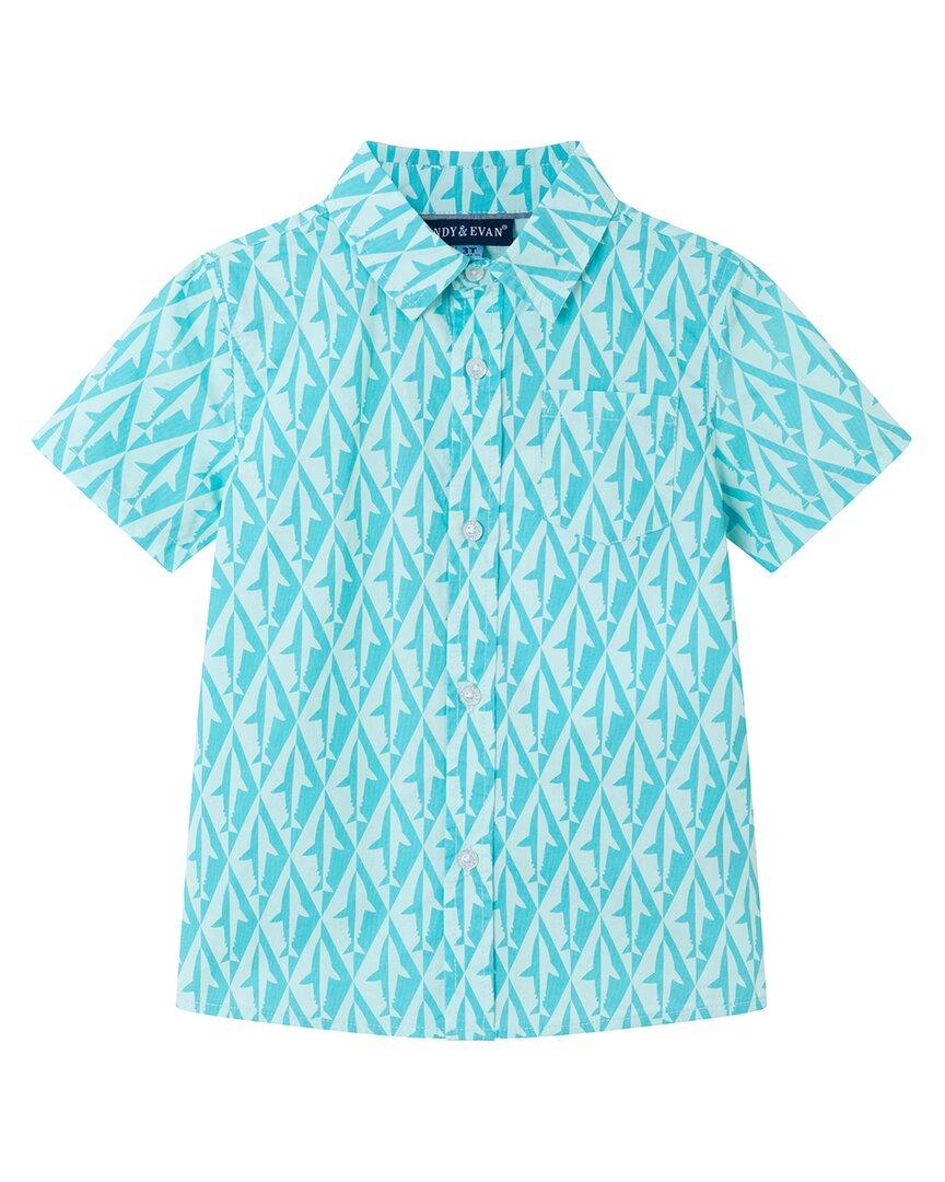 Andy & Evan Geo Shark Button-Down Shirt