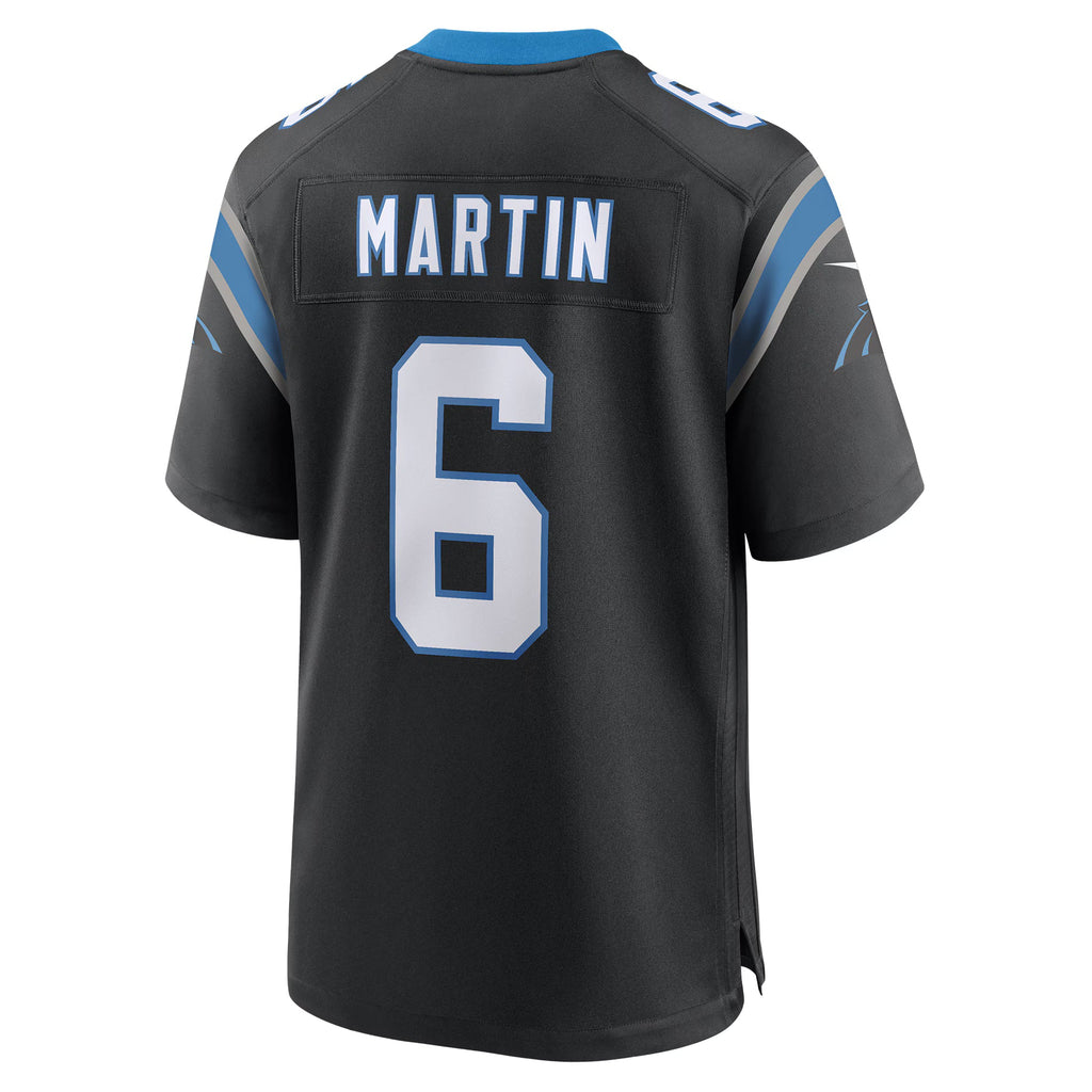 Carolina Panthers Sam Martin Black Team Game Jersey