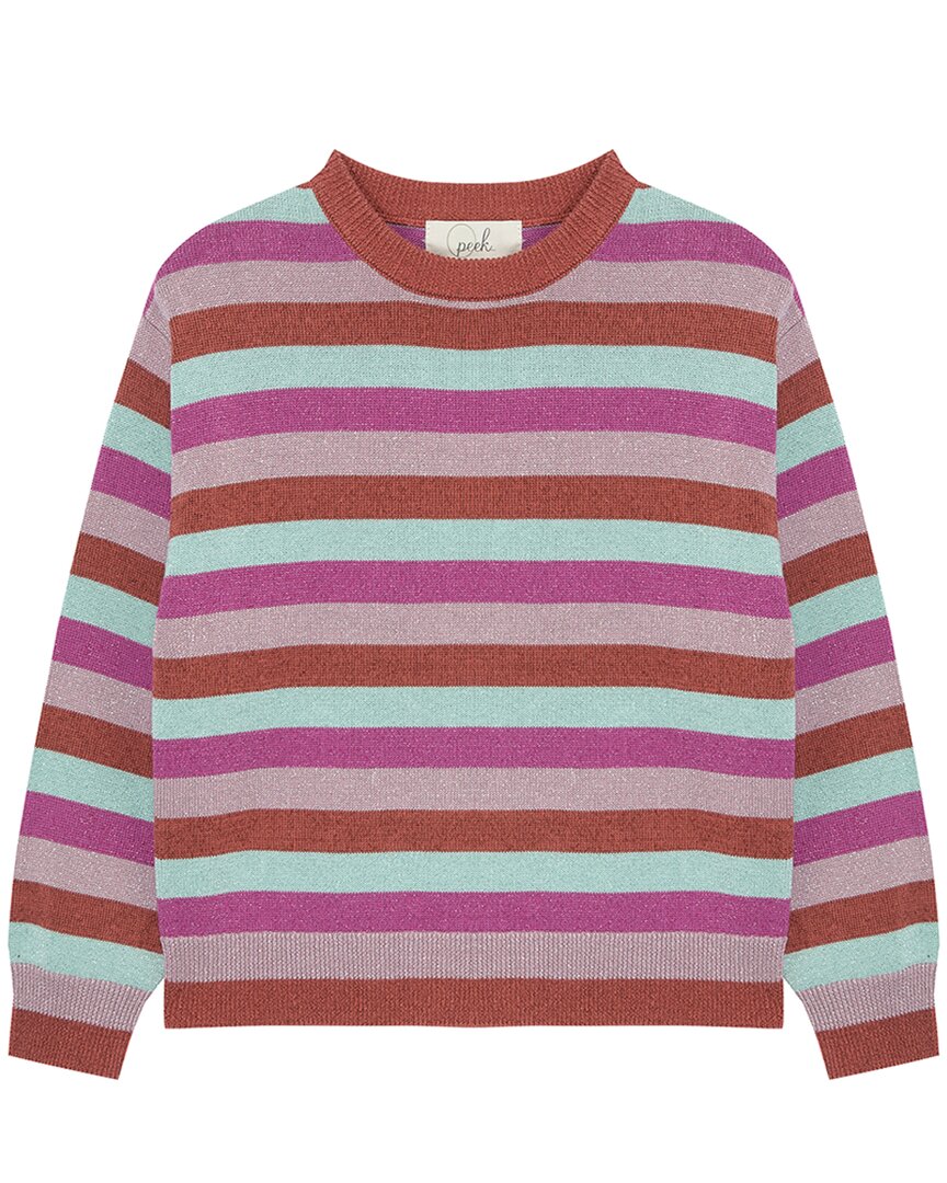 Peek Metallic Stripe Sweater