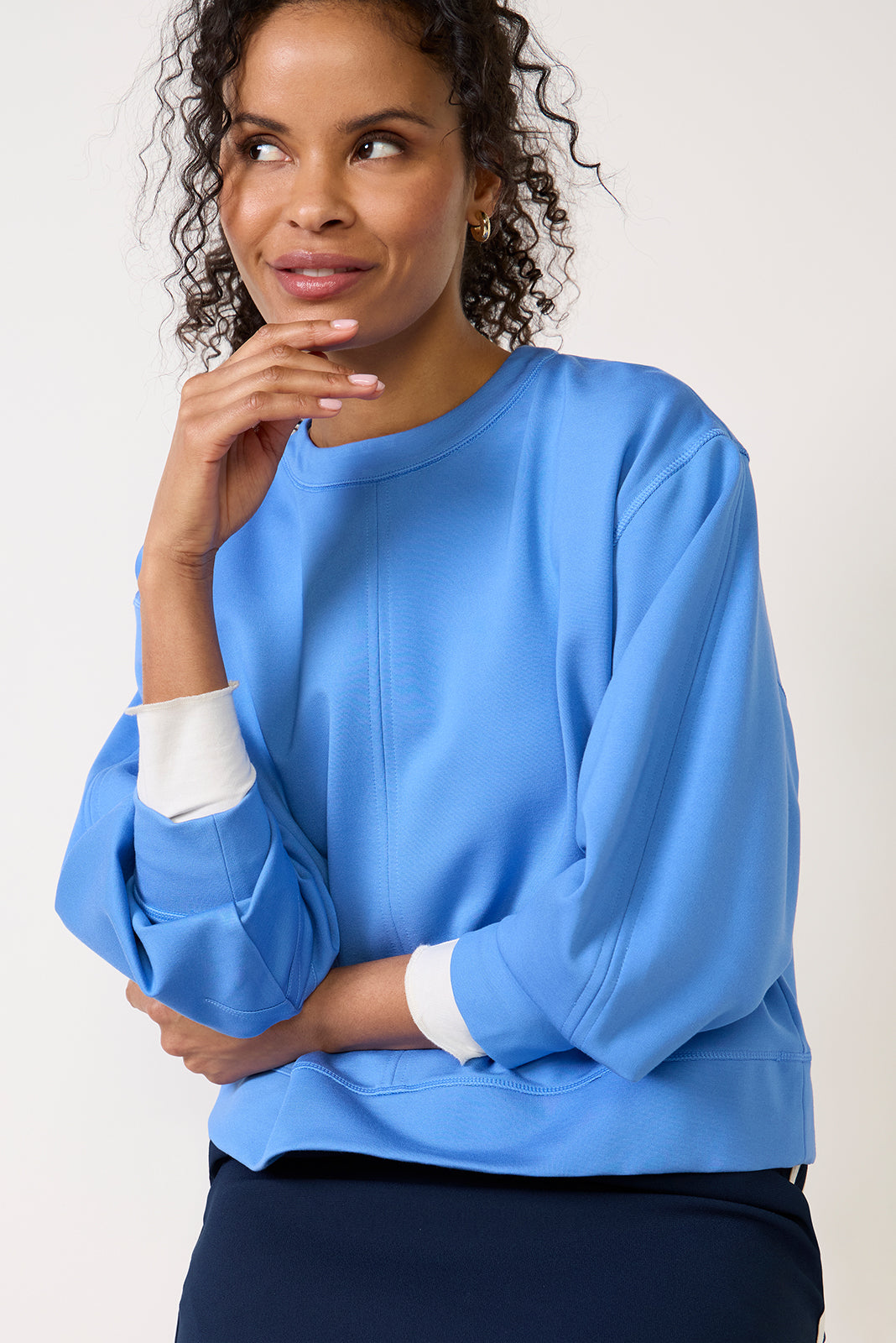 Women's Long Sleeve Crewneck Top