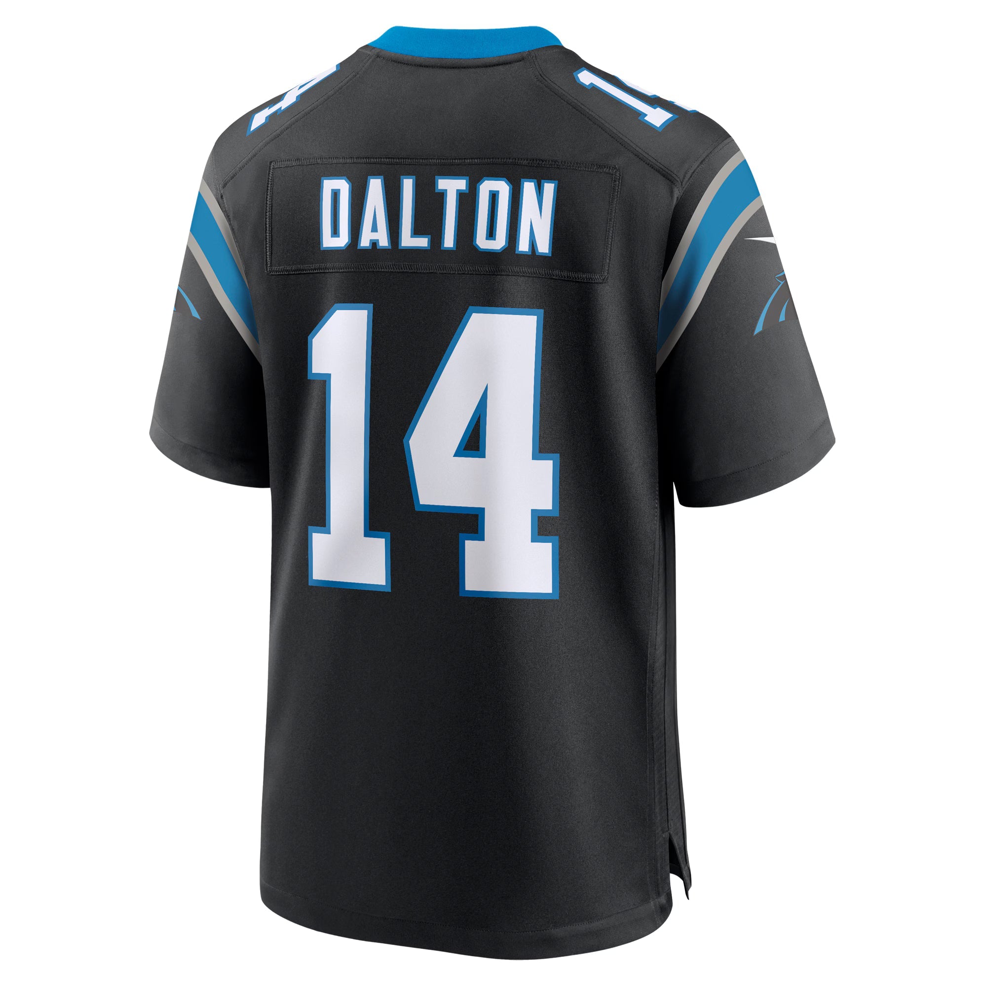 Carolina Panthers Andy Dalton Black Team Game Jersey