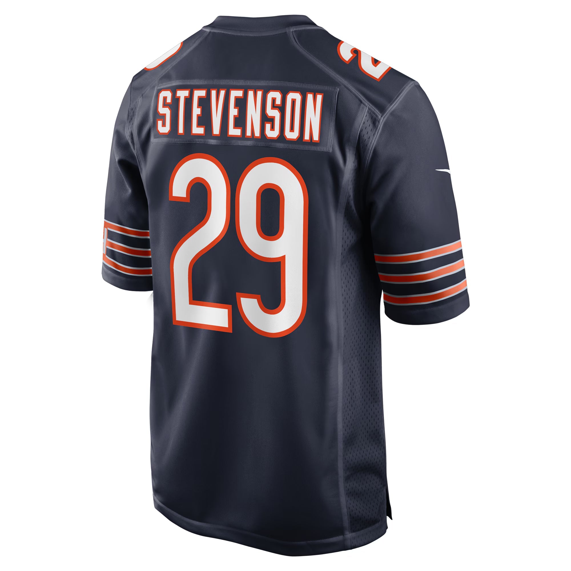 Chicago Bears Tyrique Stevenson Navy Game Jersey