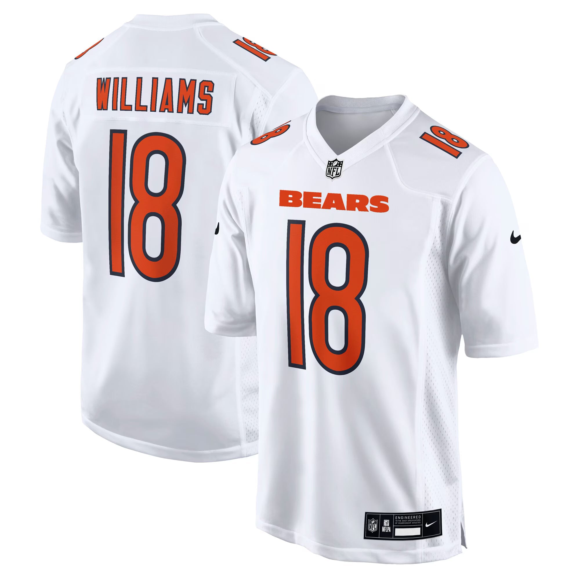 Chicago Bears Caleb Williams Tundra White Fashion Jersey