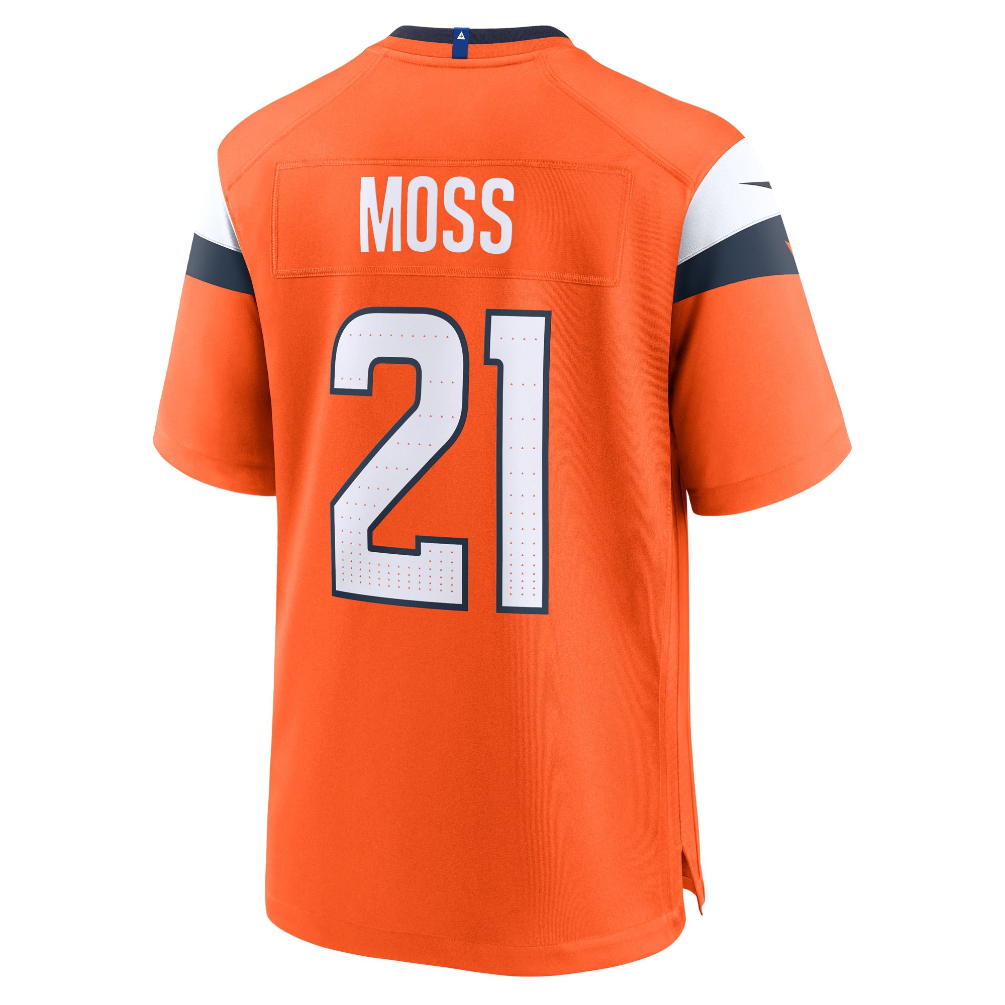 Denver Broncos Riley Moss Orange Team Game Jersey