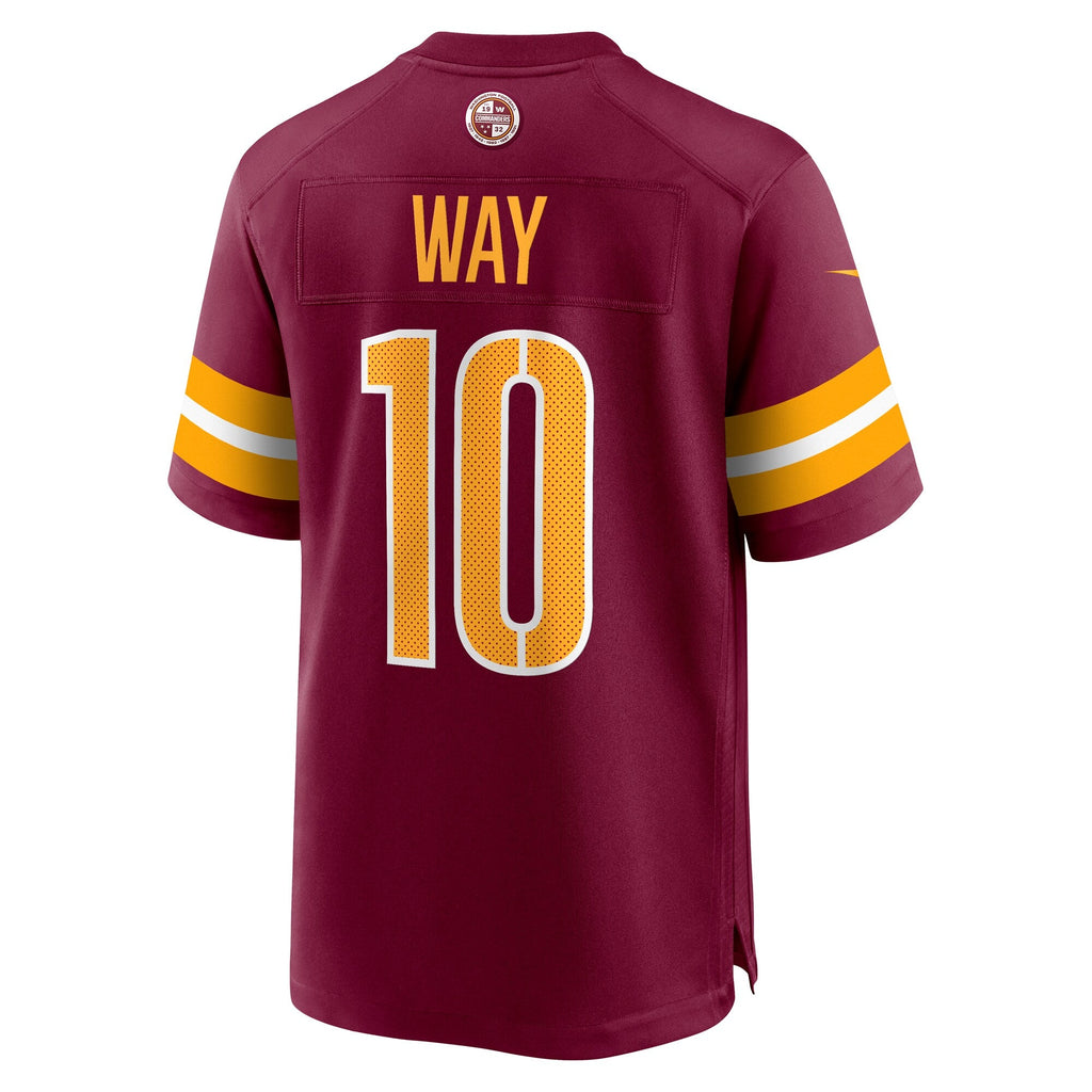 Washington Commanders Tress Way Burgundy Game Jersey