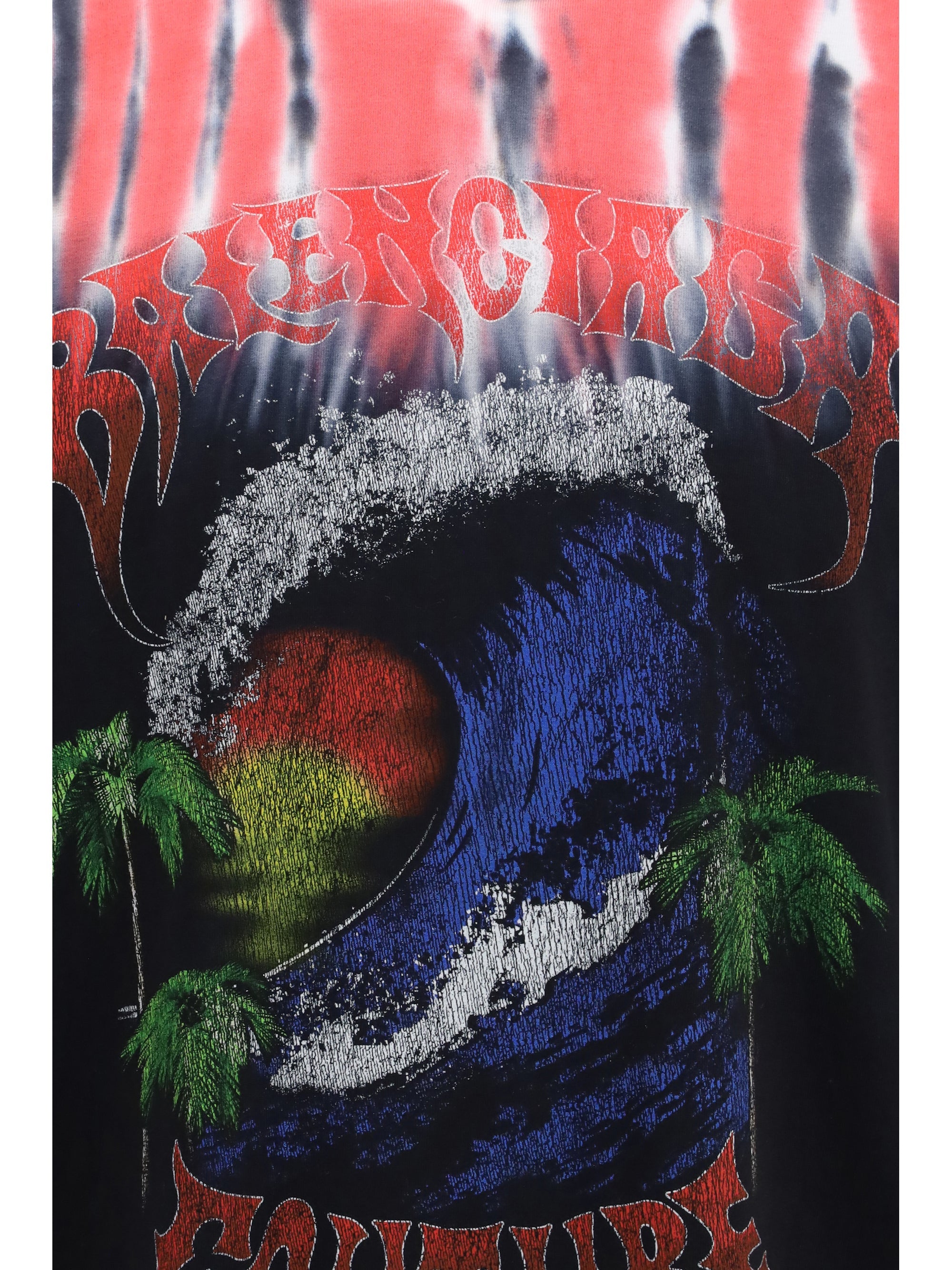 Balenciaga Men Extreme Tie Dye T-Shirt