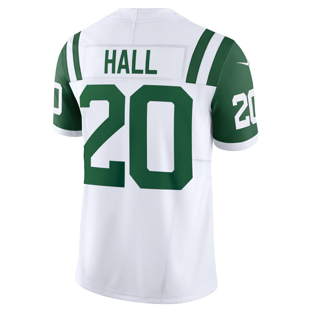 New York Jets Breece Hall White Classic Alternate Vapor F.U.S.E. Limited Jersey