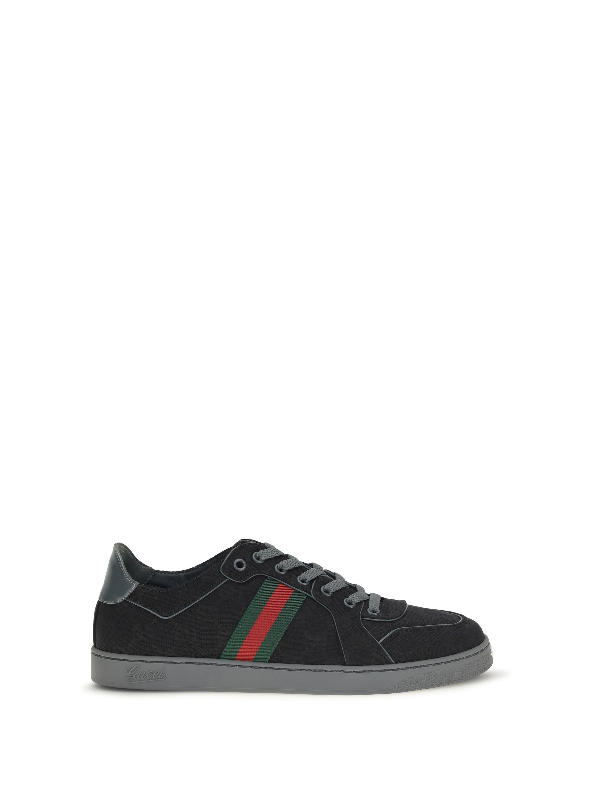Gucci Men Stretch Gg Fabric Sneakers