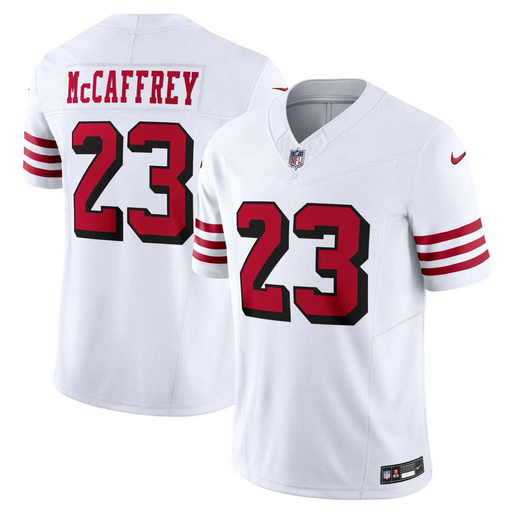 San Francisco 49ers Christian McCaffrey White Vapor F.U.S.E. Limited 2nd Alternate Jersey