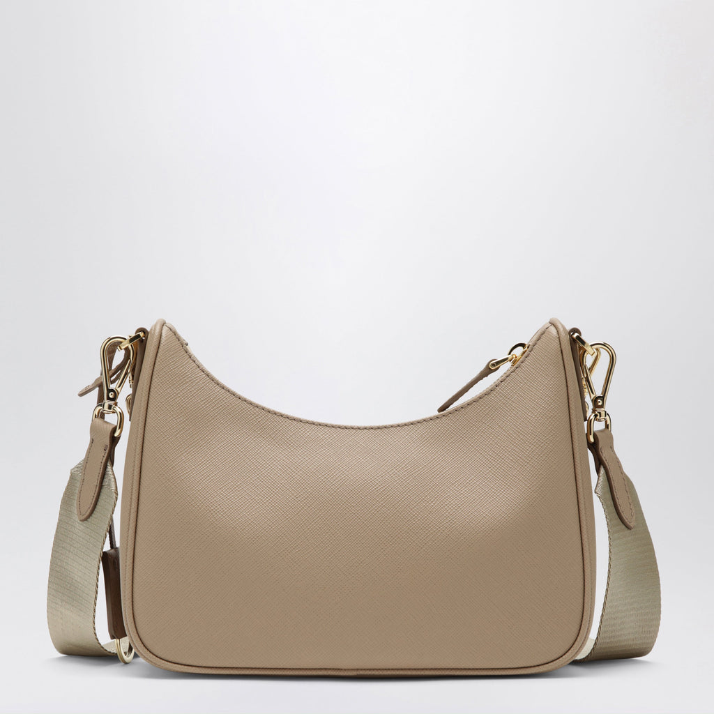 Prada Re-Edition 2005 Bag In Cameo Beige Leather Women