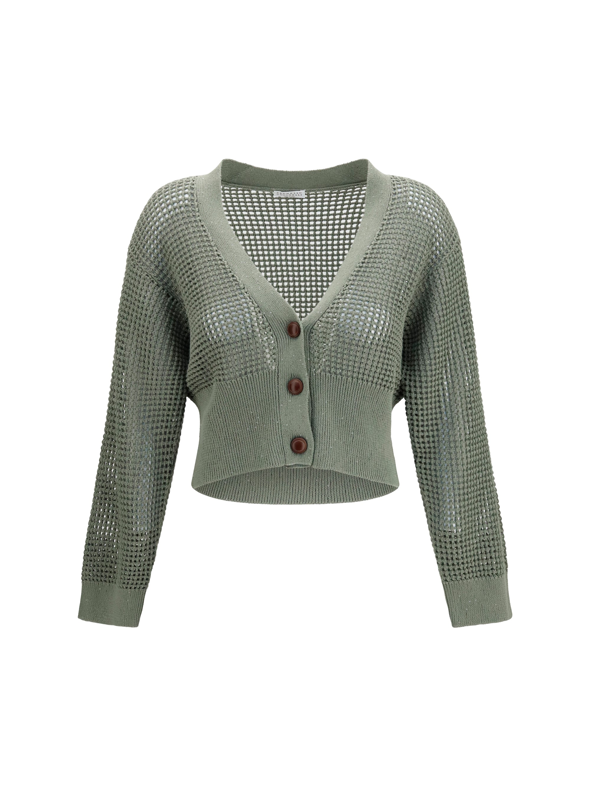 Brunello Cucinelli Women Sequined Mesh Cardigan