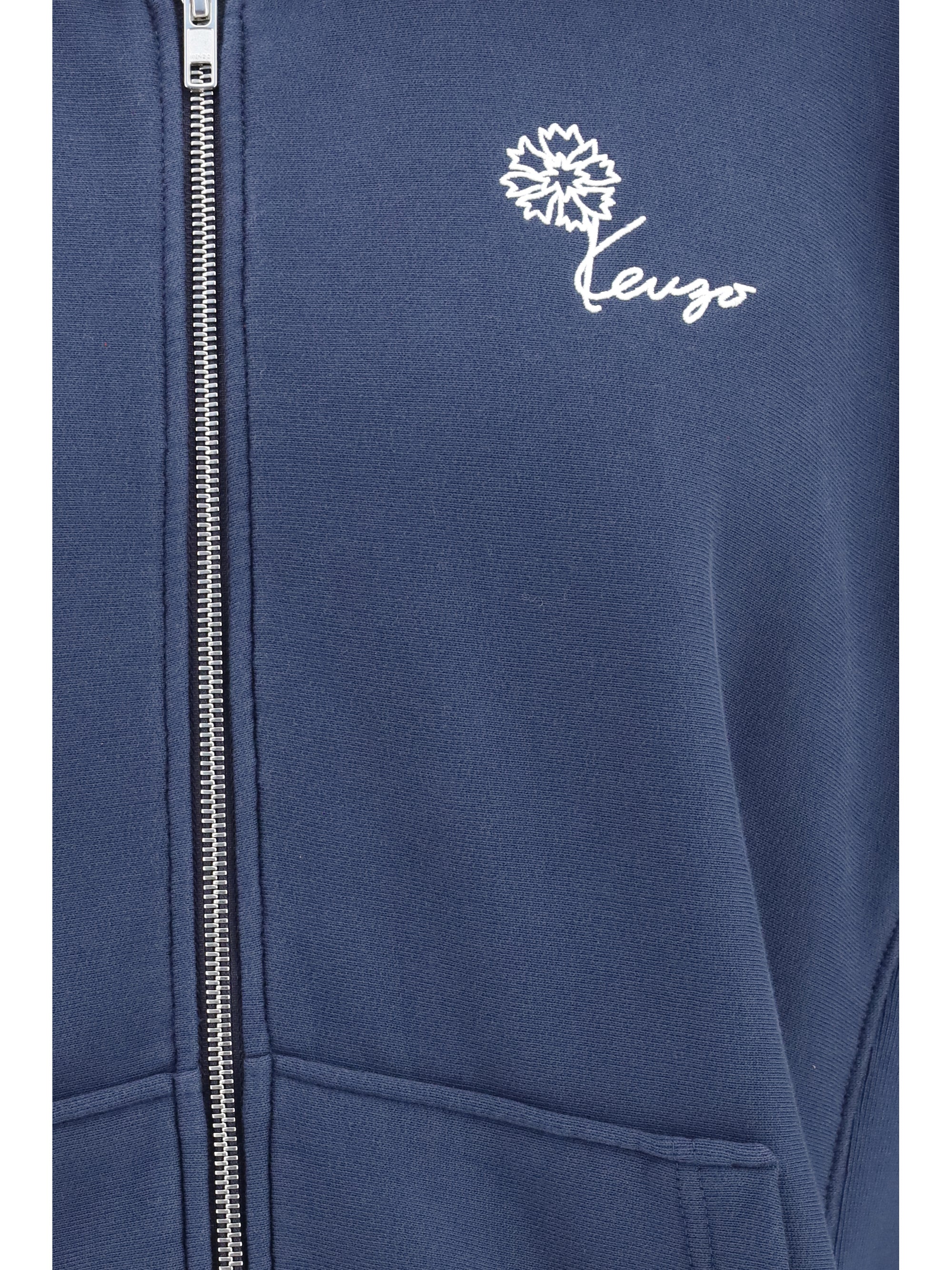 Kenzo Men Kenzo Tulip Zip Hoodie