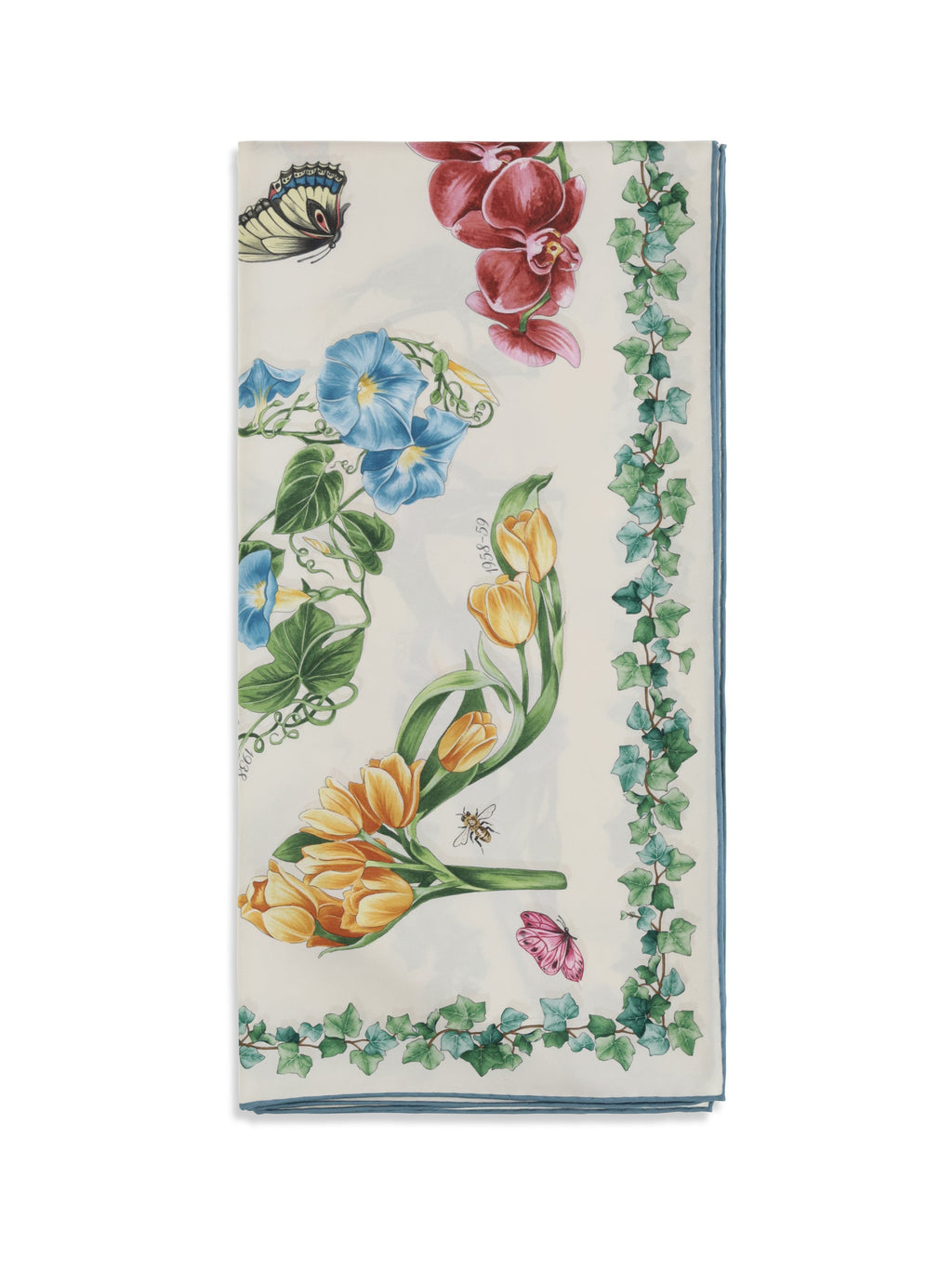 Ferragamo Women Eden Print Silk Scarf