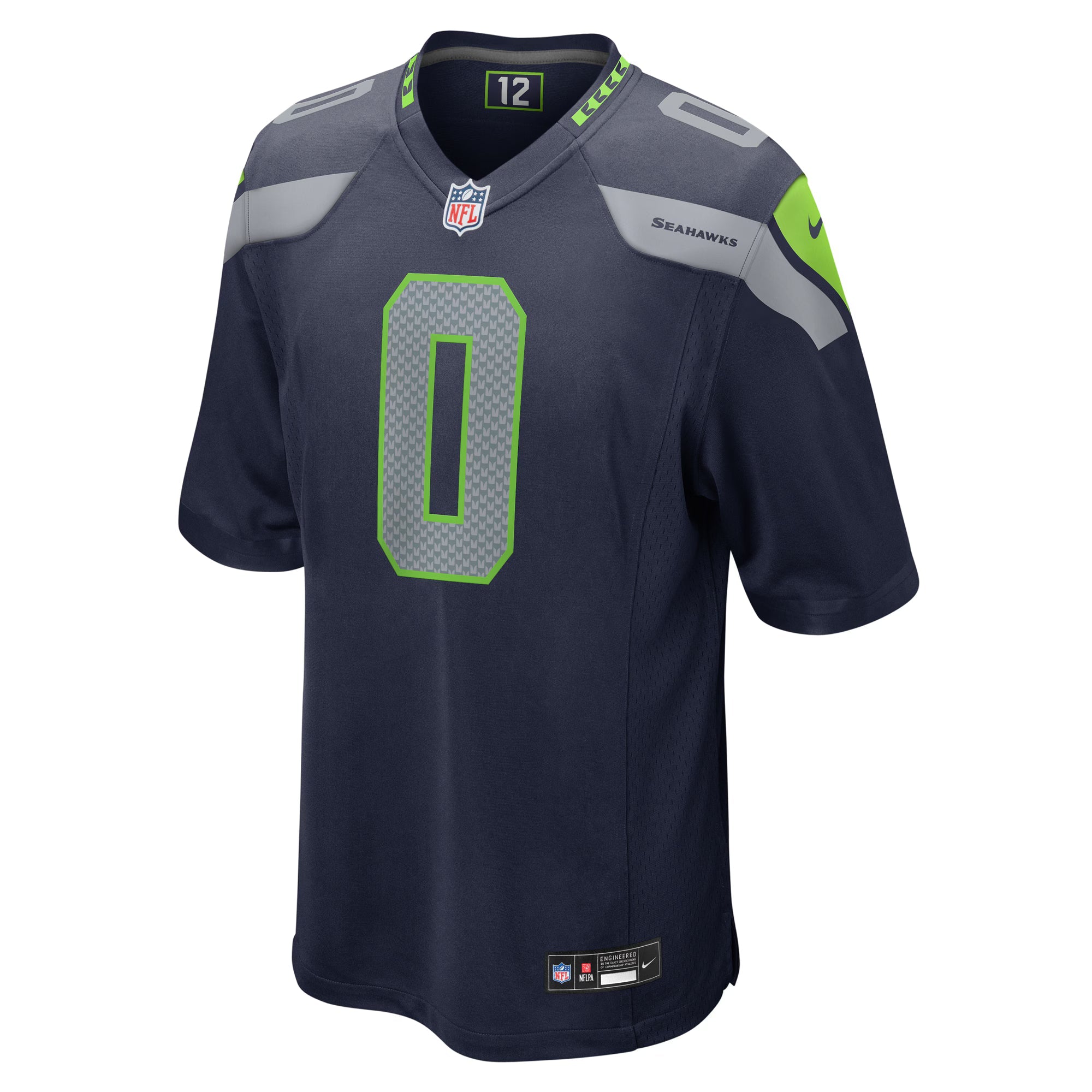 Seattle Seahawks Tyrel Dodson College Navy Game Jersey
