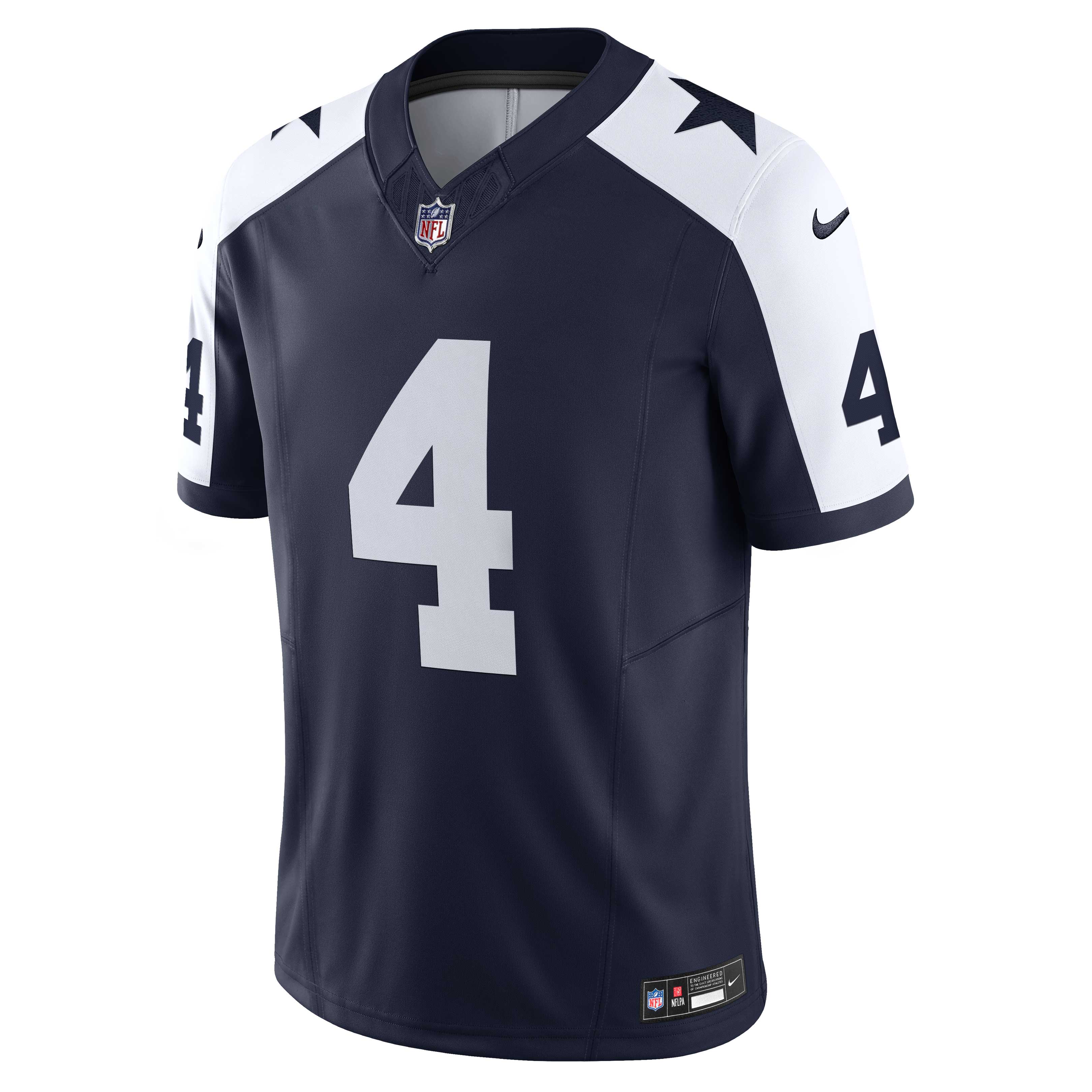 Dallas Cowboys Dak Prescott Navy Vapor F.U.S.E. Limited Jersey