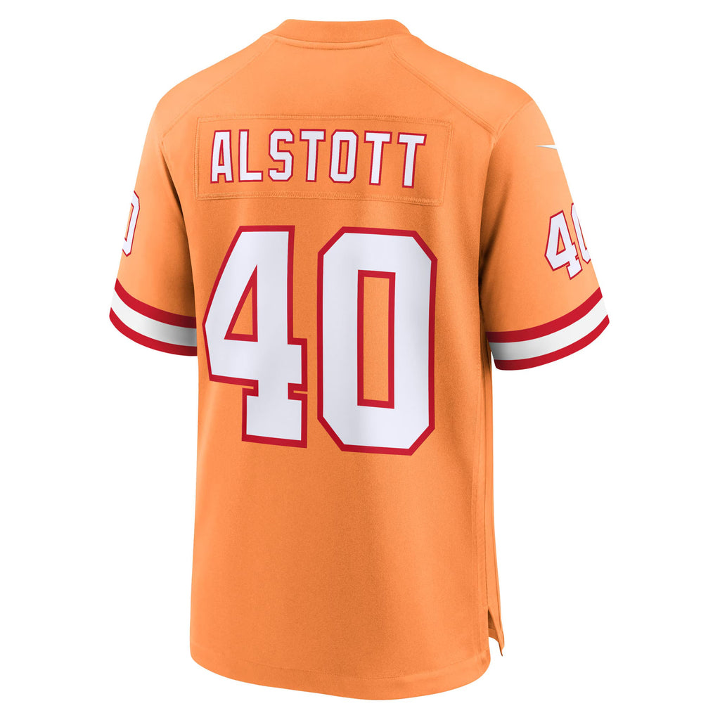 Tampa Bay Buccaneers Mike Alstott Creamsicle 50th Season Game Jersey