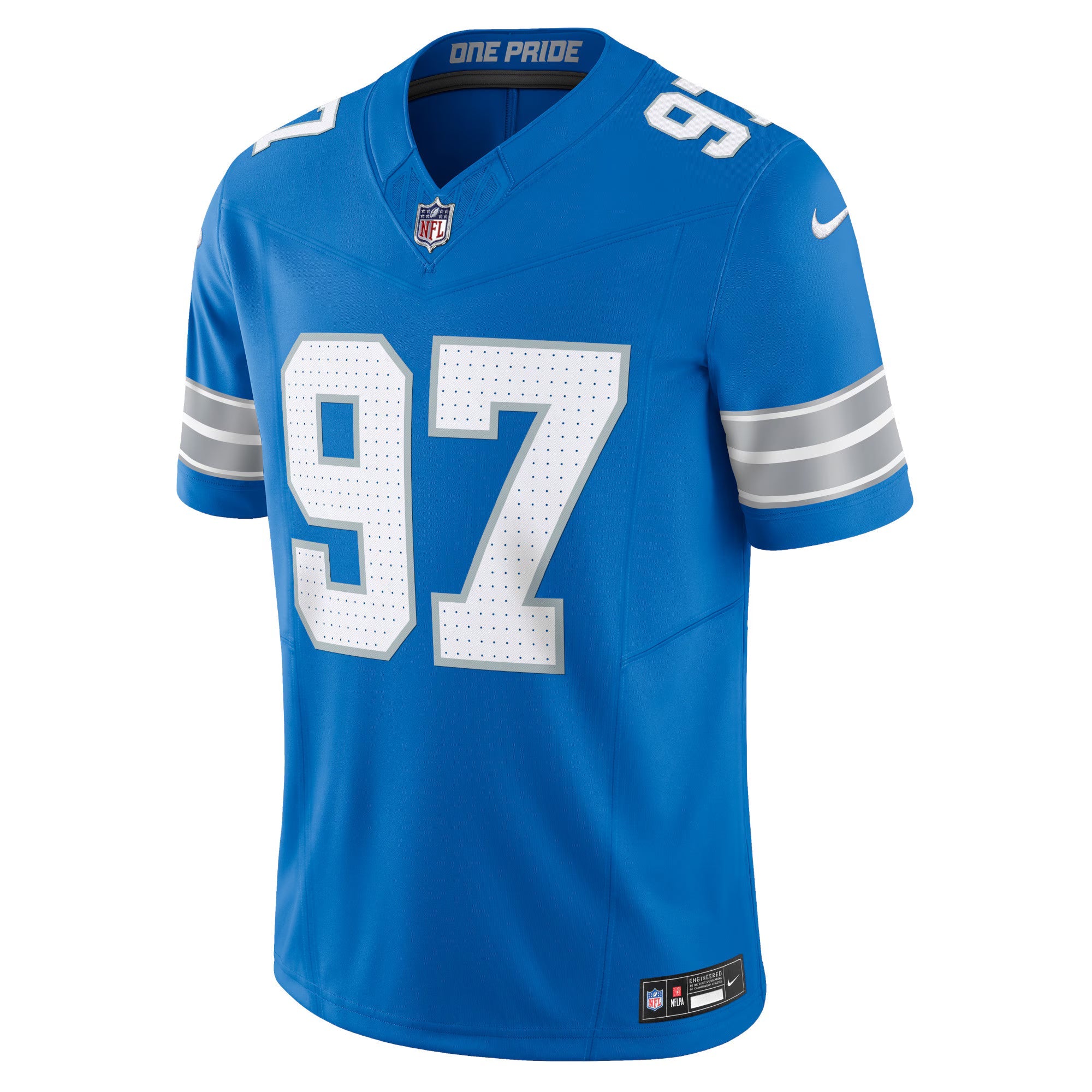 Detroit Lions Aidan Hutchinson Blue Team Vapor F.U.S.E. Limited Jersey