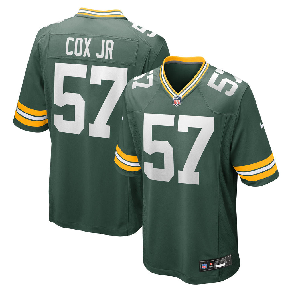 Green Bay Packers Brenton Cox Jr. Green Game Jersey