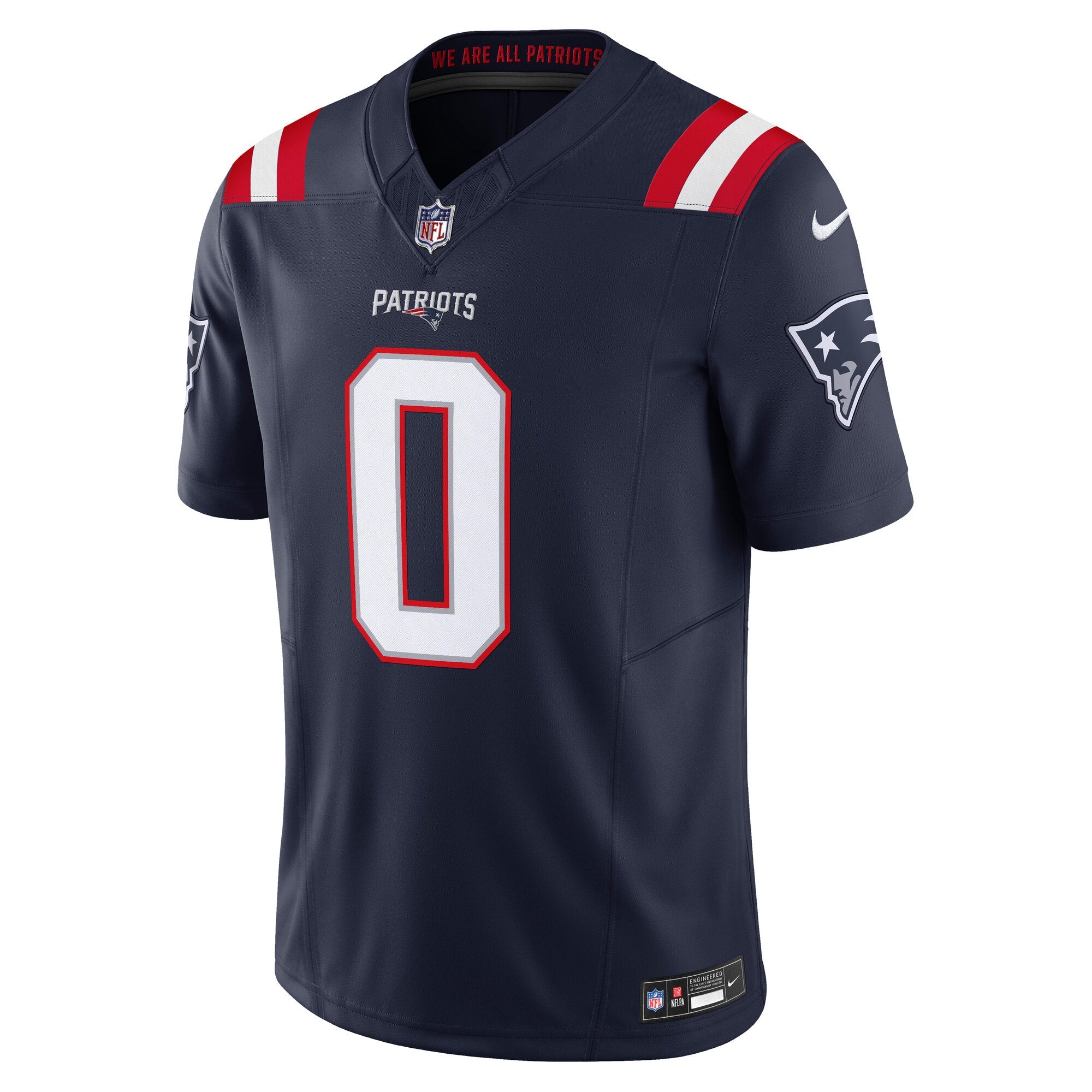 New England Patriots Christian Gonzalez Navy Vapor F.U.S.E. Limited Jersey