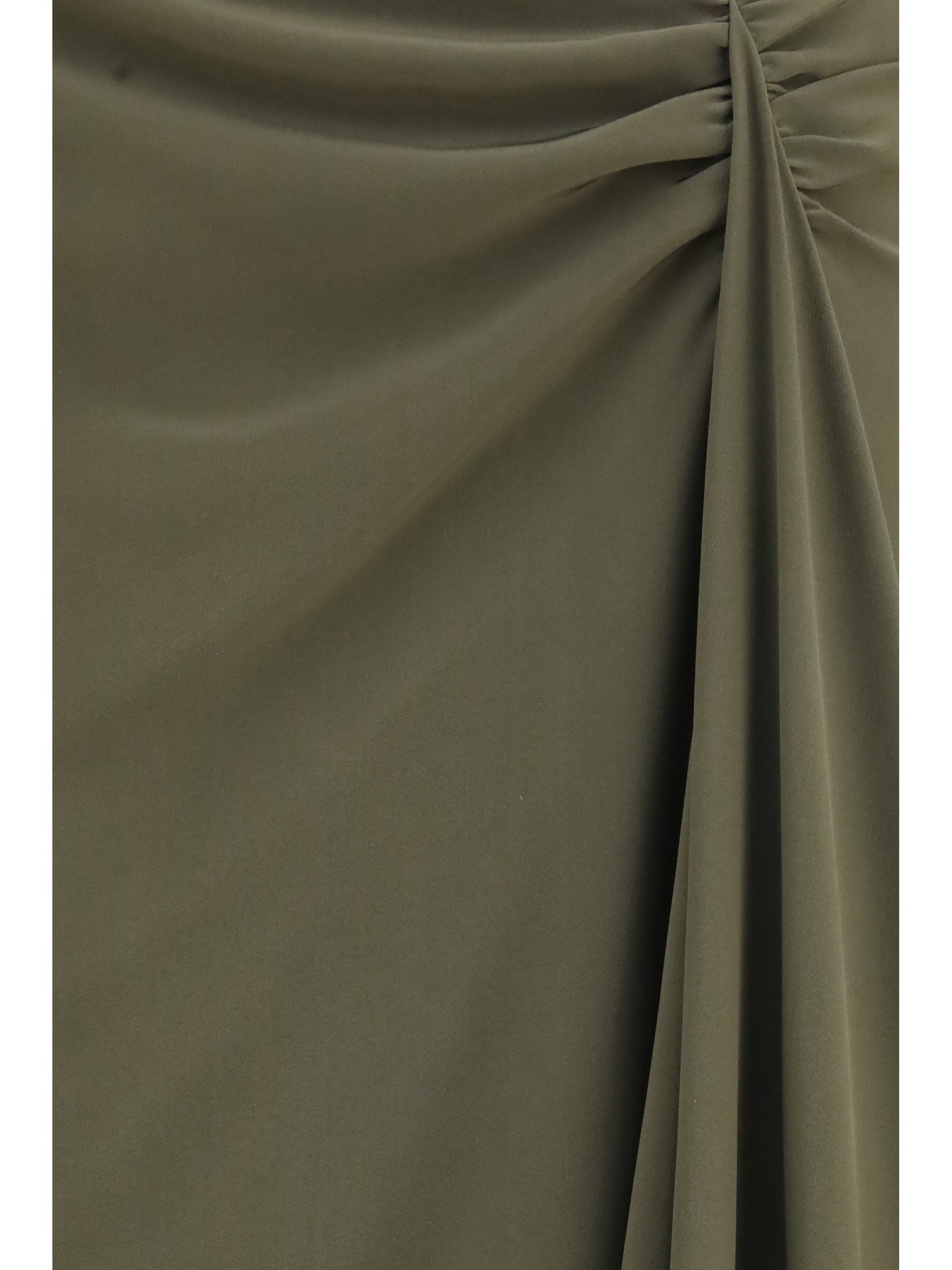 Alexander Mcqueen Women Draped Long Skirt