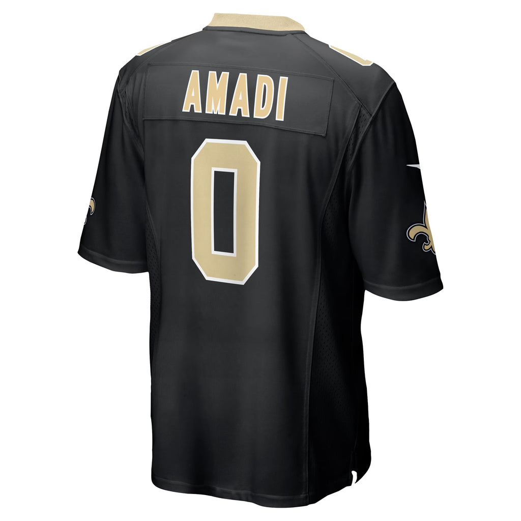 New Orleans Saints Ugo Amadi Black Team Game Jersey