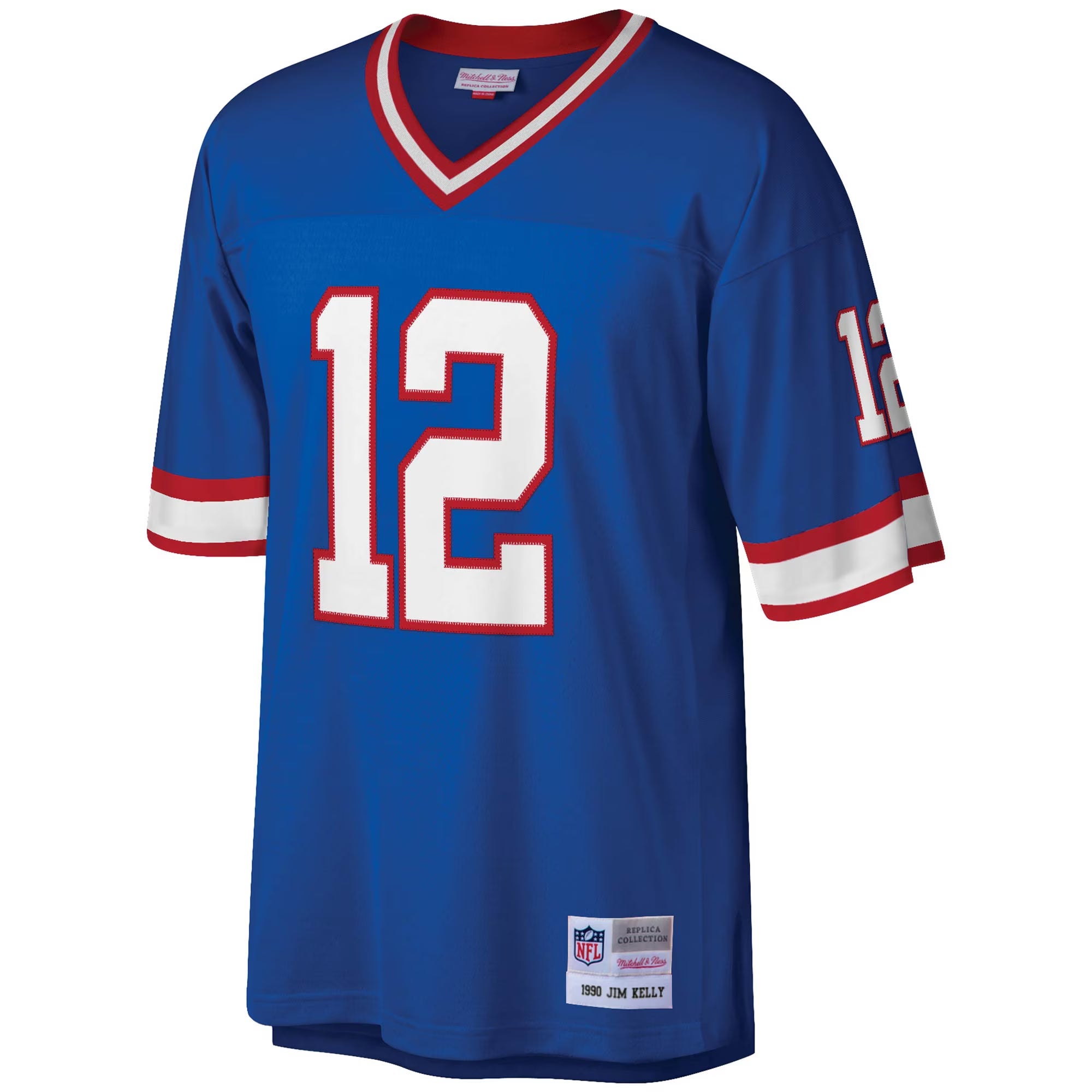 Buffalo Bills Jim Kelly Mitchell & Ness Royal Legacy Replica Jersey