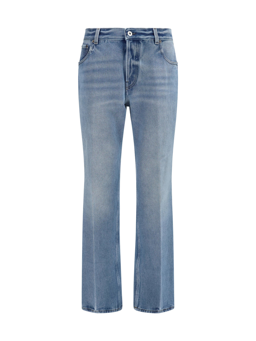 Miu Miu Women Washed Denim Five-Pocket Jeans