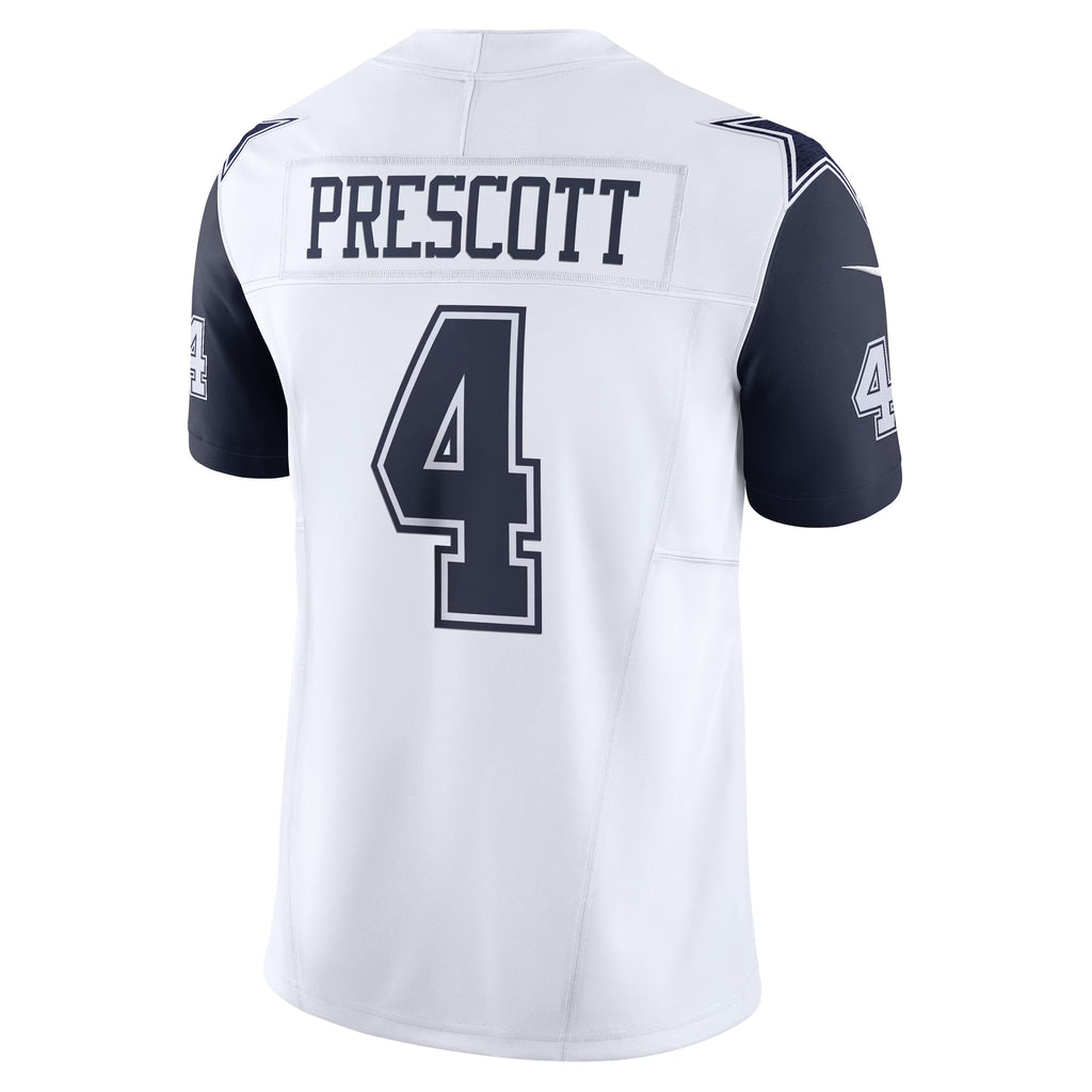 Dallas Cowboys Dak Prescott White Vapor F.U.S.E. Limited Jersey