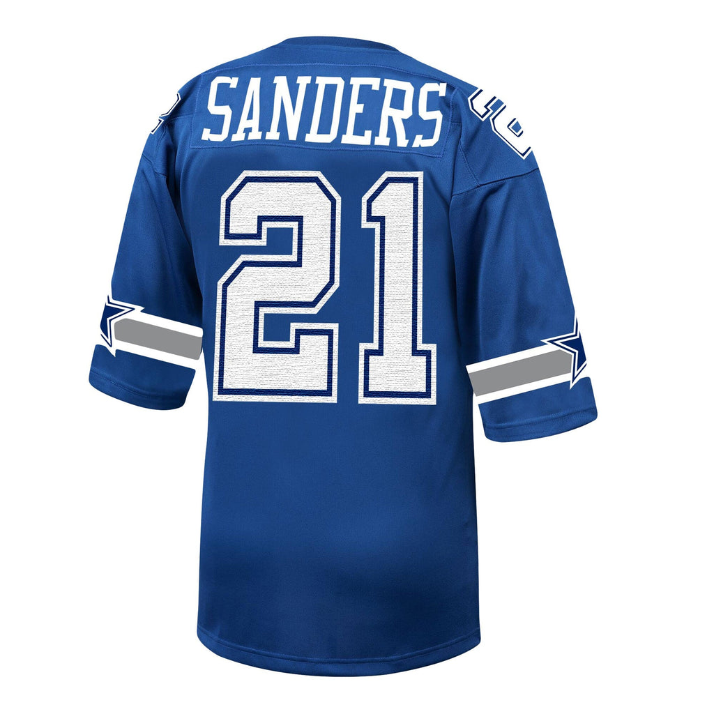 Dallas Cowboys 1996 Deion Sanders Mitchell & Ness Royal Authentic Throwback Retired Player Jersey