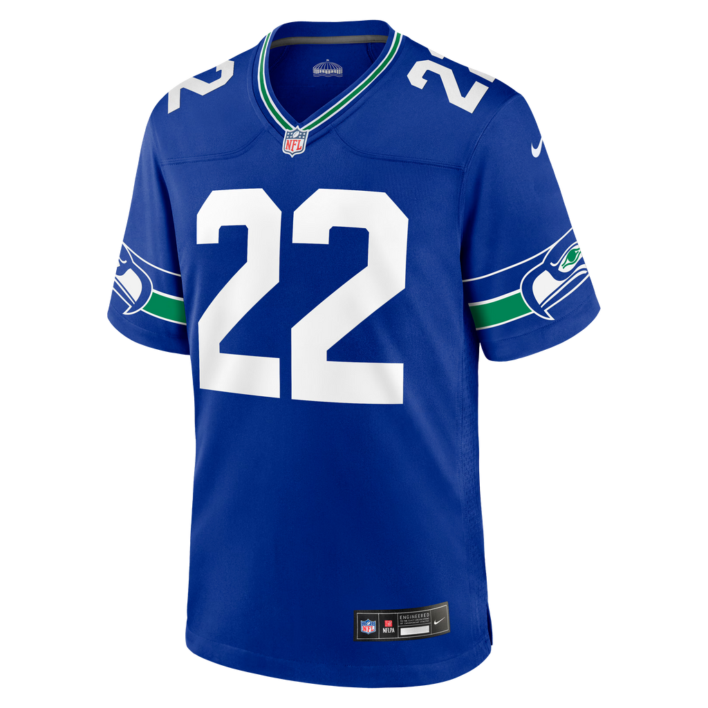 Seattle Seahawks Rashid Shaheed Royal Alternate Game Jersey