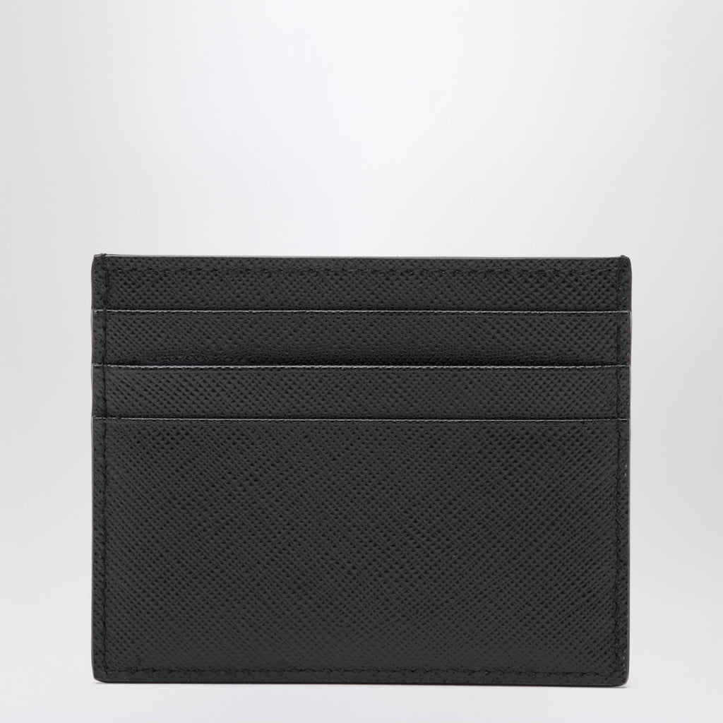 Prada Black Saffiano Card Holder Women