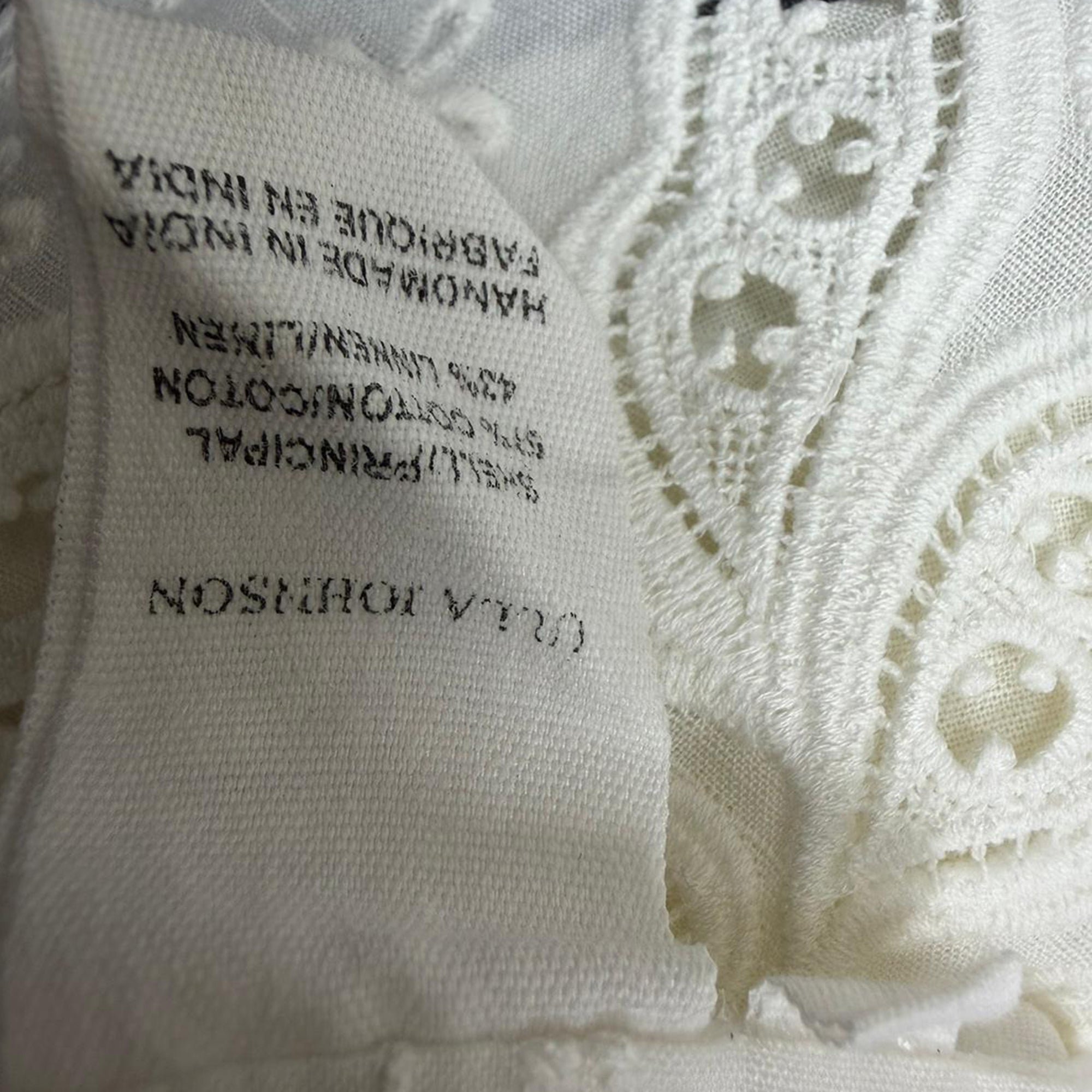 Ulla Johnson Halsey Blouse in White Cotton