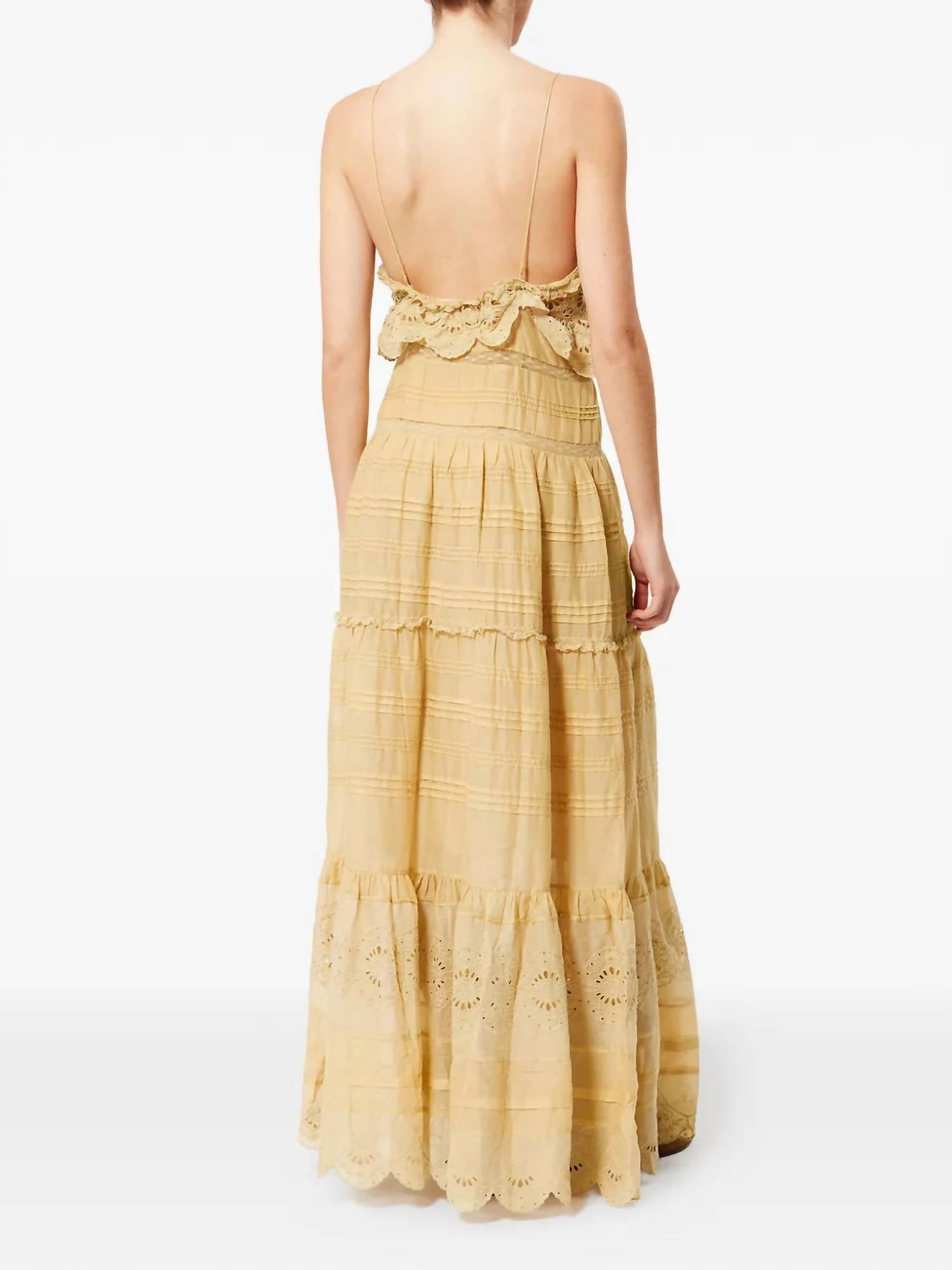 Paule Maxi Dress In Ochre