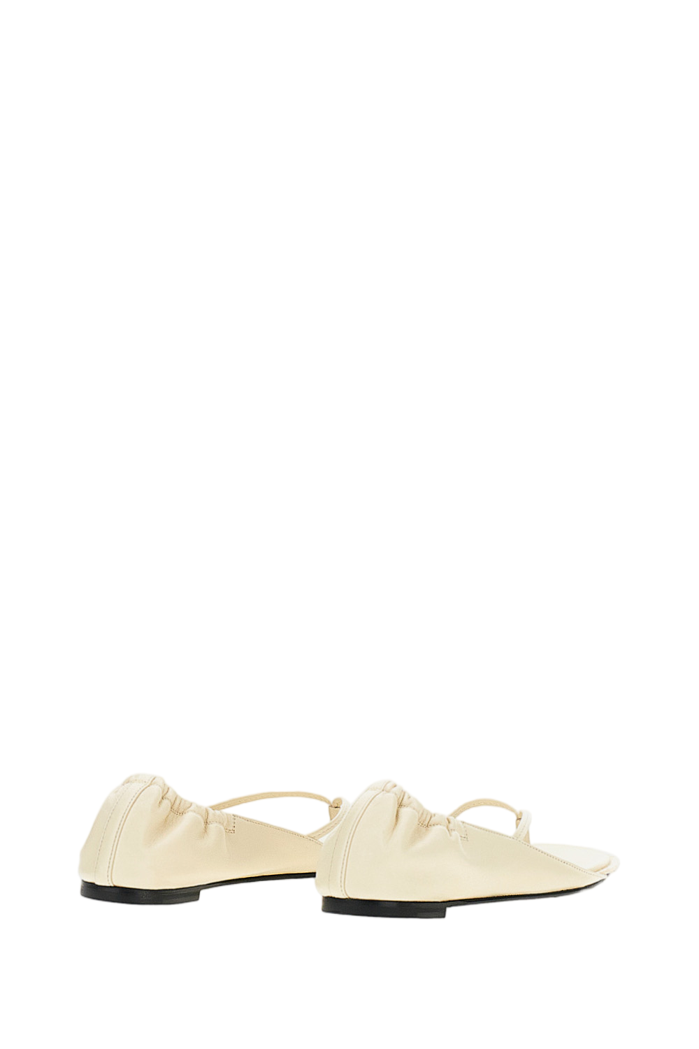 White Nu-Pieds Thong Sandals