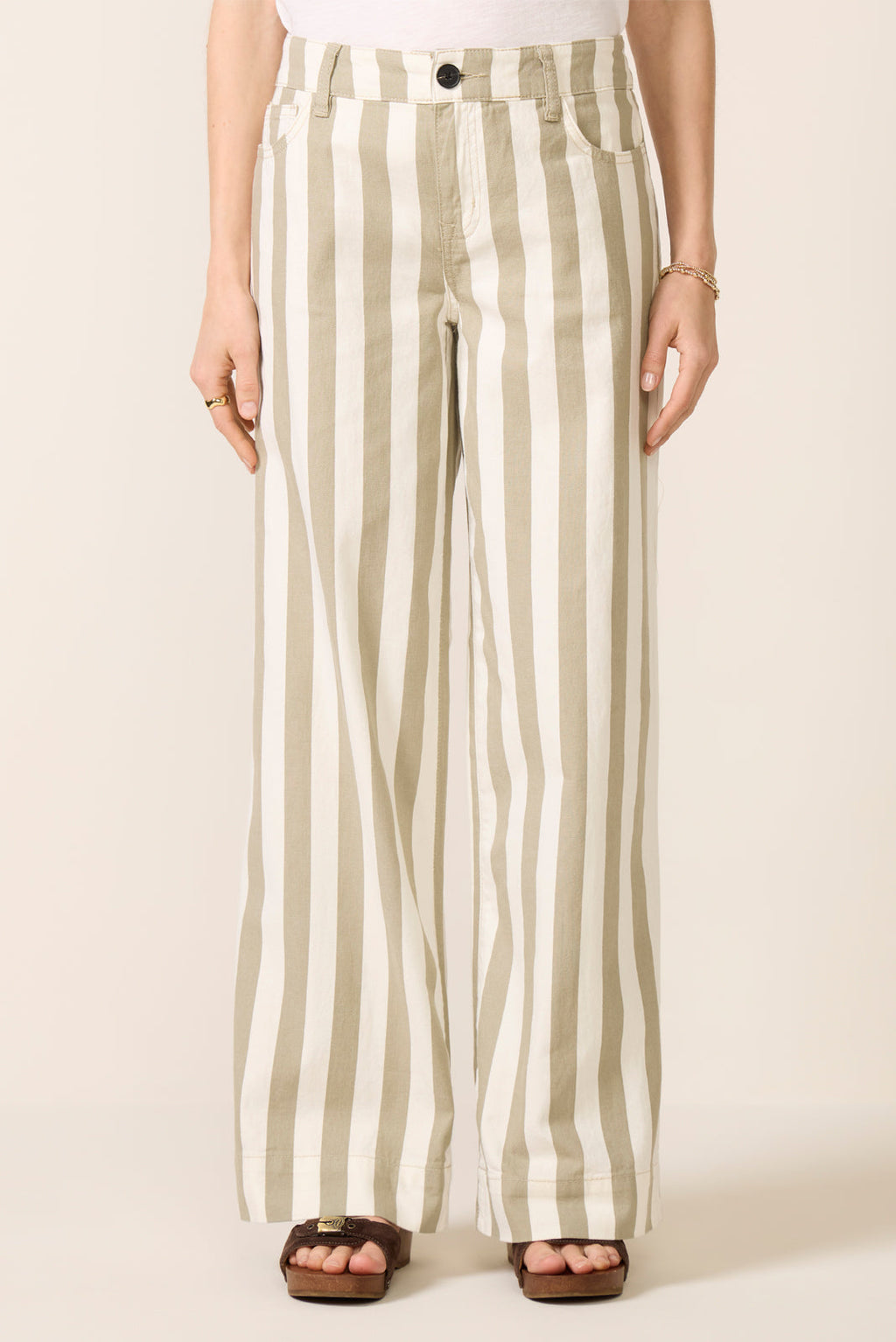 Women's Maker Wide Leg Stripe Pants