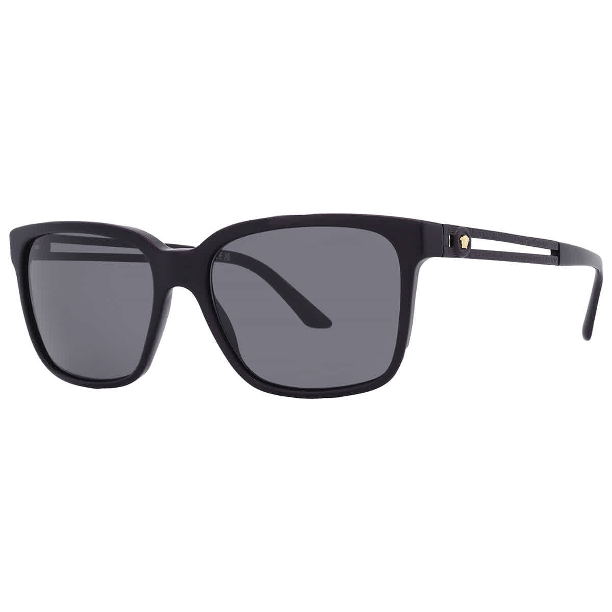 Versace Grey Rectangular Men's Sunglasses VE4307 533287 58