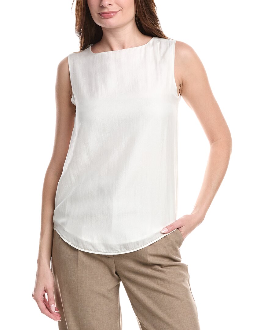 Fabiana Filippi Silk Boatneck Top