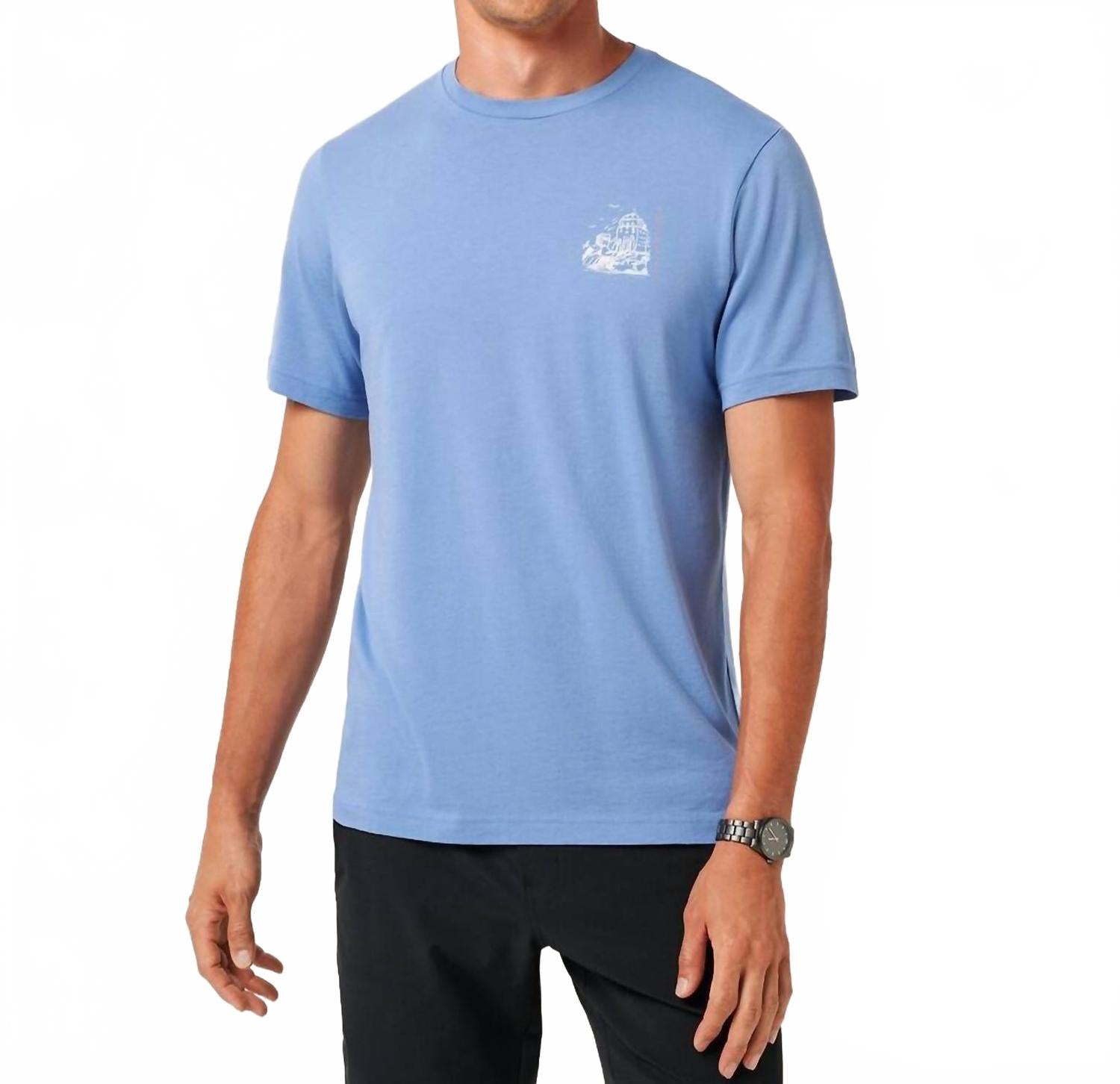 Reef Walk Short Sleeve Tee In Pacific Coast
