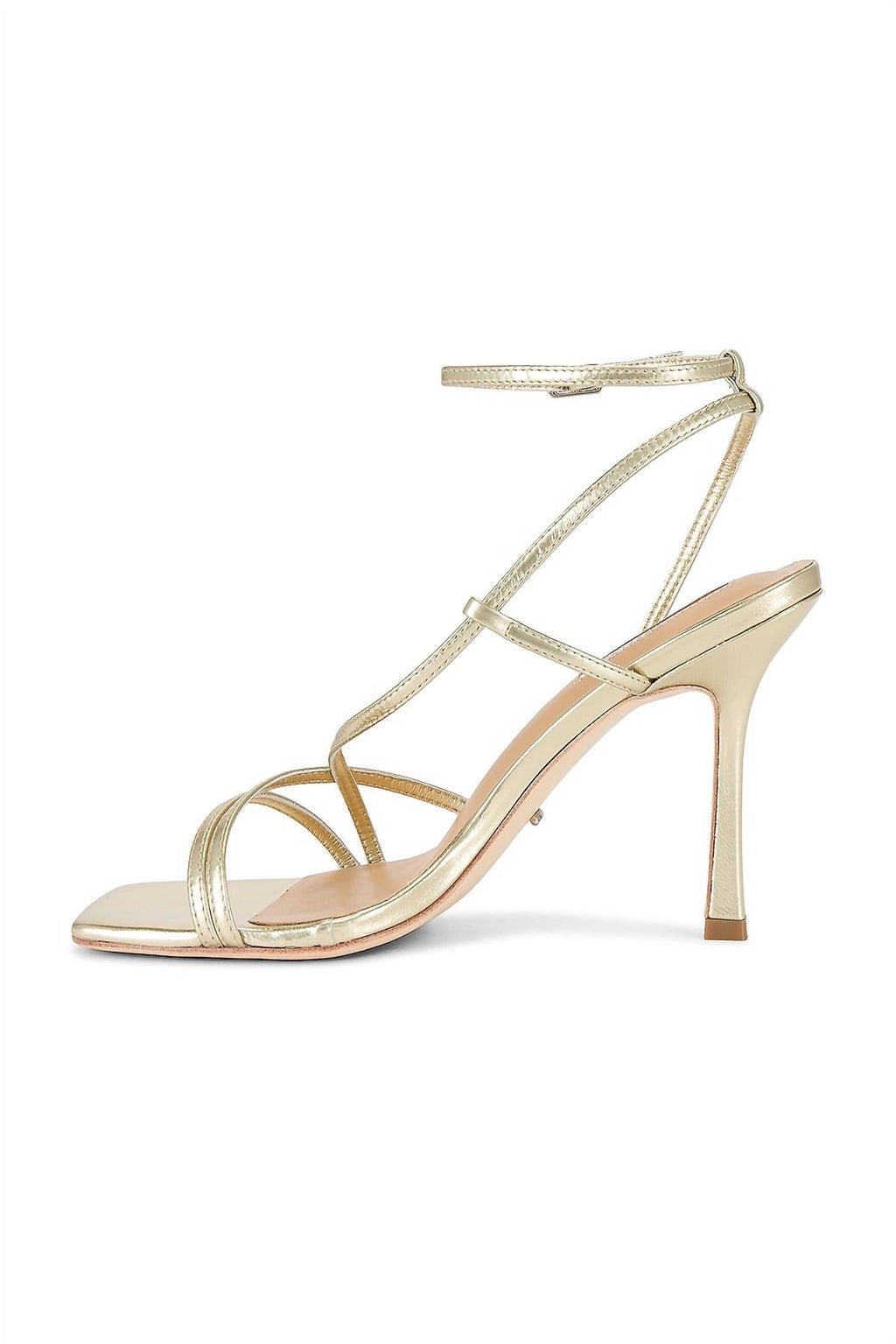 Women's Franci Sandal In Gold Nappa Metallic