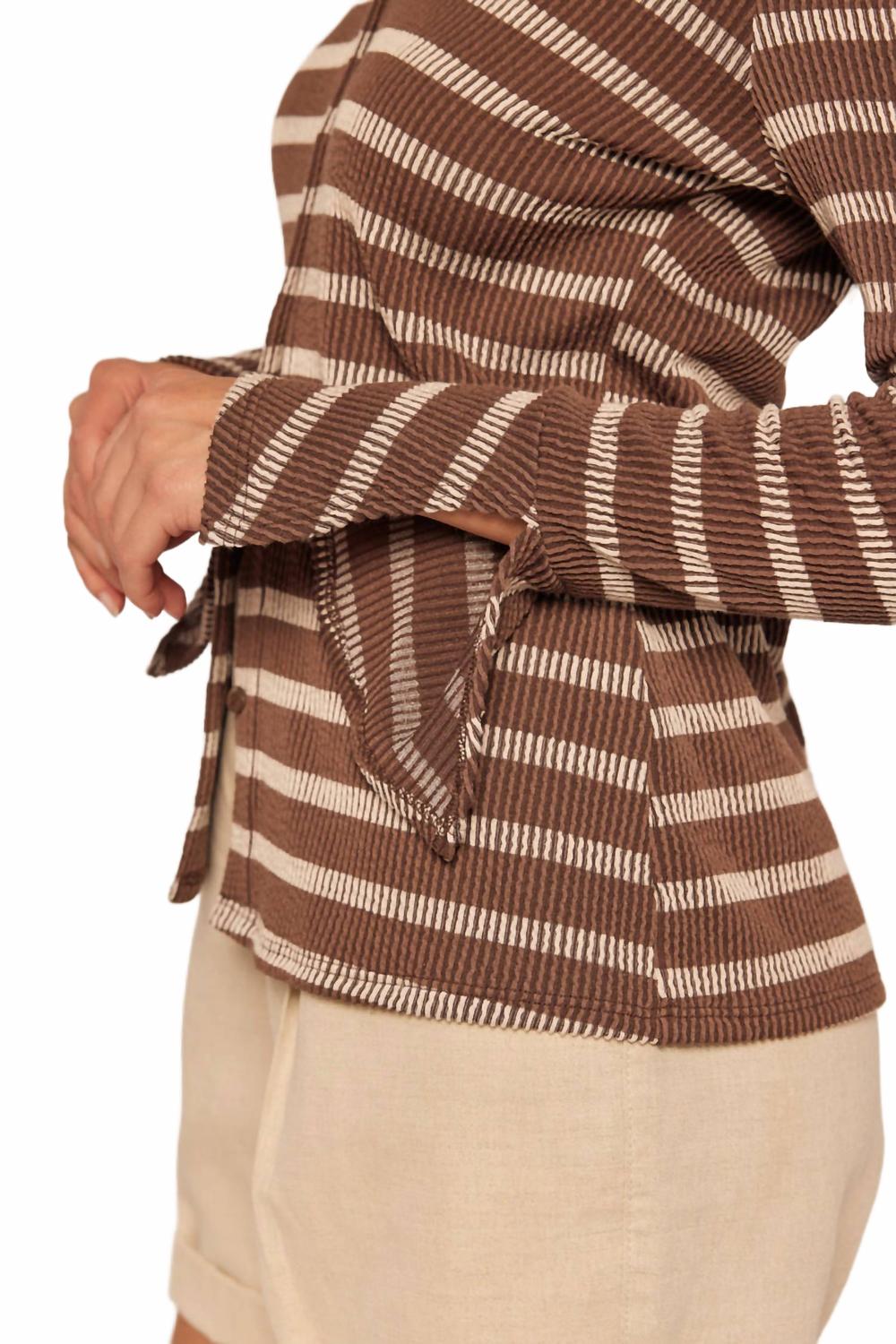 Frankie Top In Striped