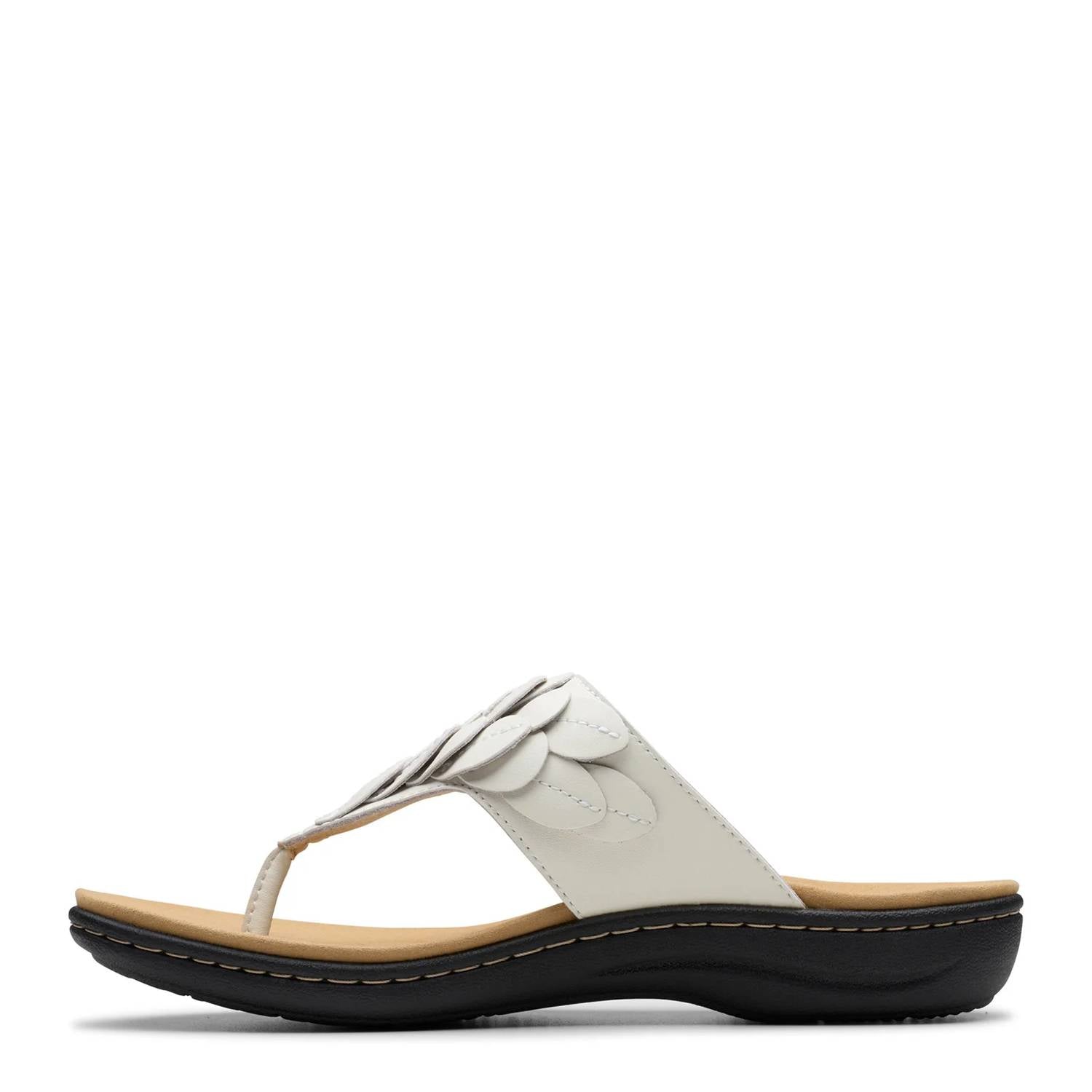 Women's Laurieann Palm Sandal In Off White Leather
