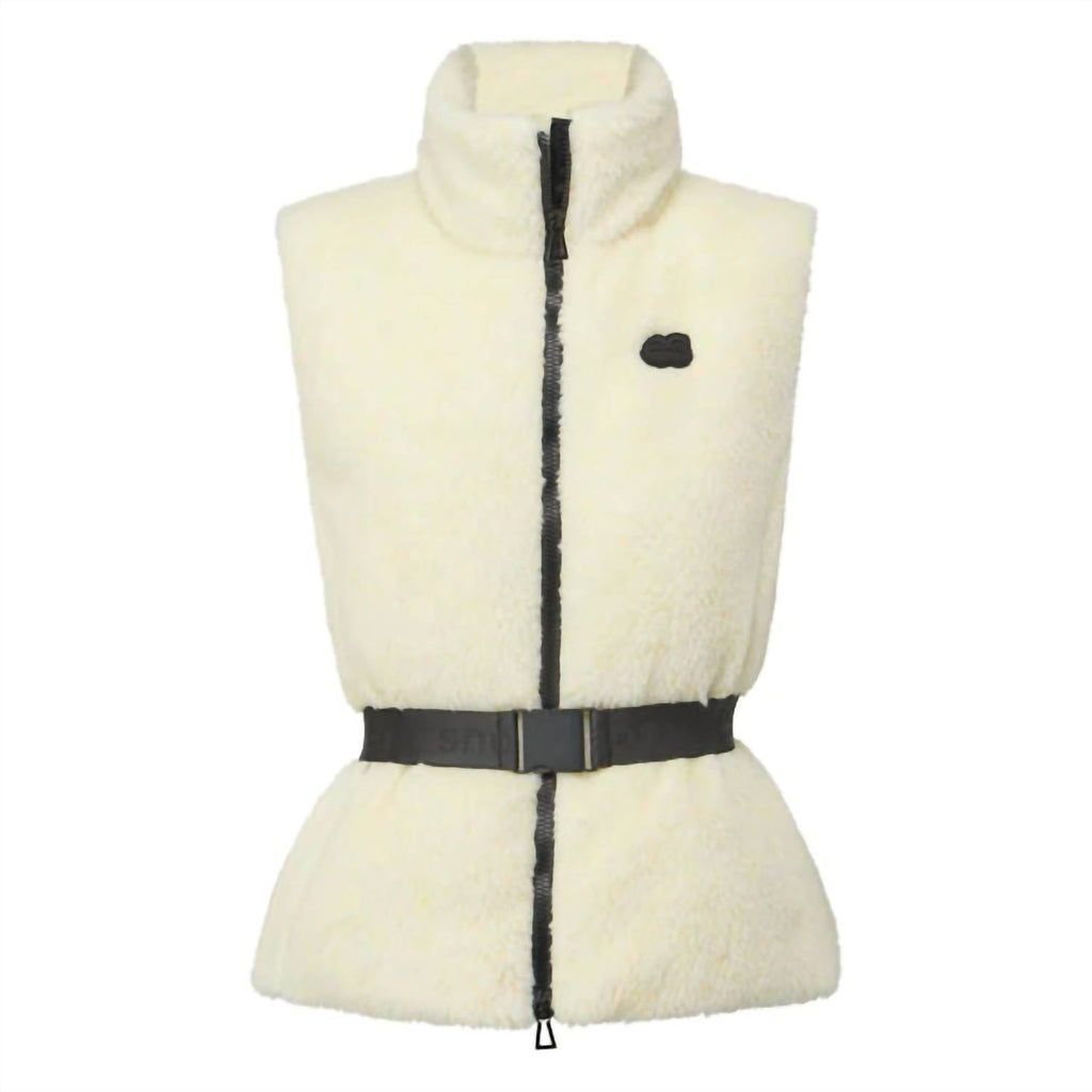 Nix Vest In White Neon Speckle
