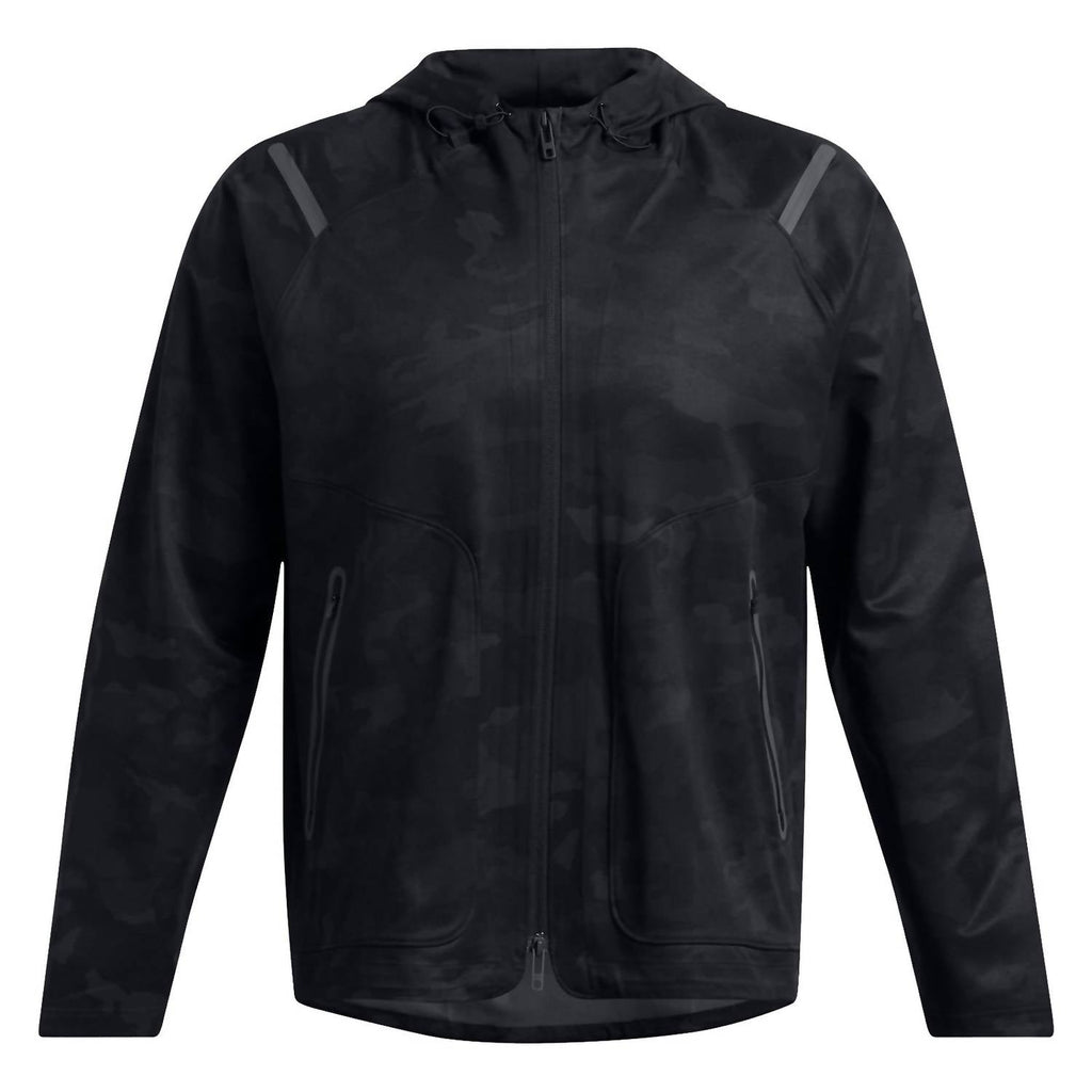 Unstoppable Hoodie Jacket In Camo Black